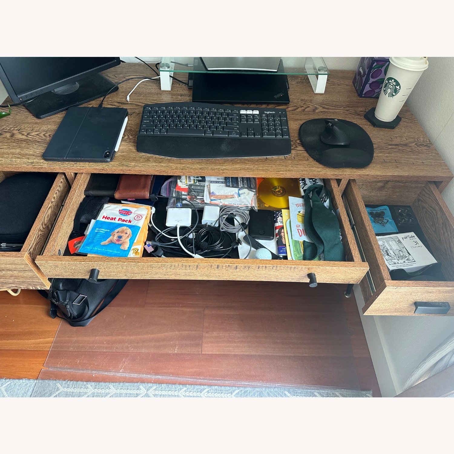 Lofty Industrial Modern Style Desk - image-3