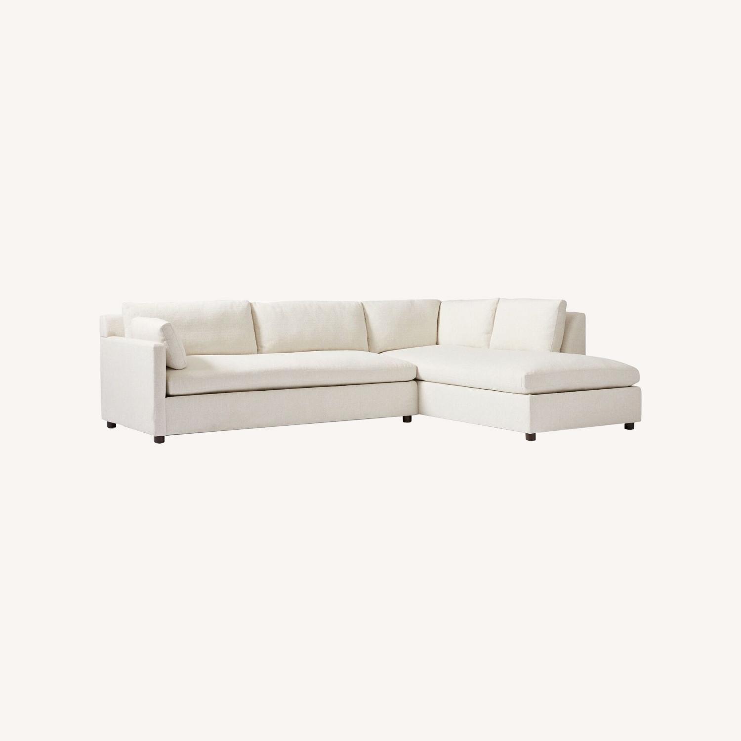 West Elm Marin 2-Piece Bumper Chaise Sectional - image-0