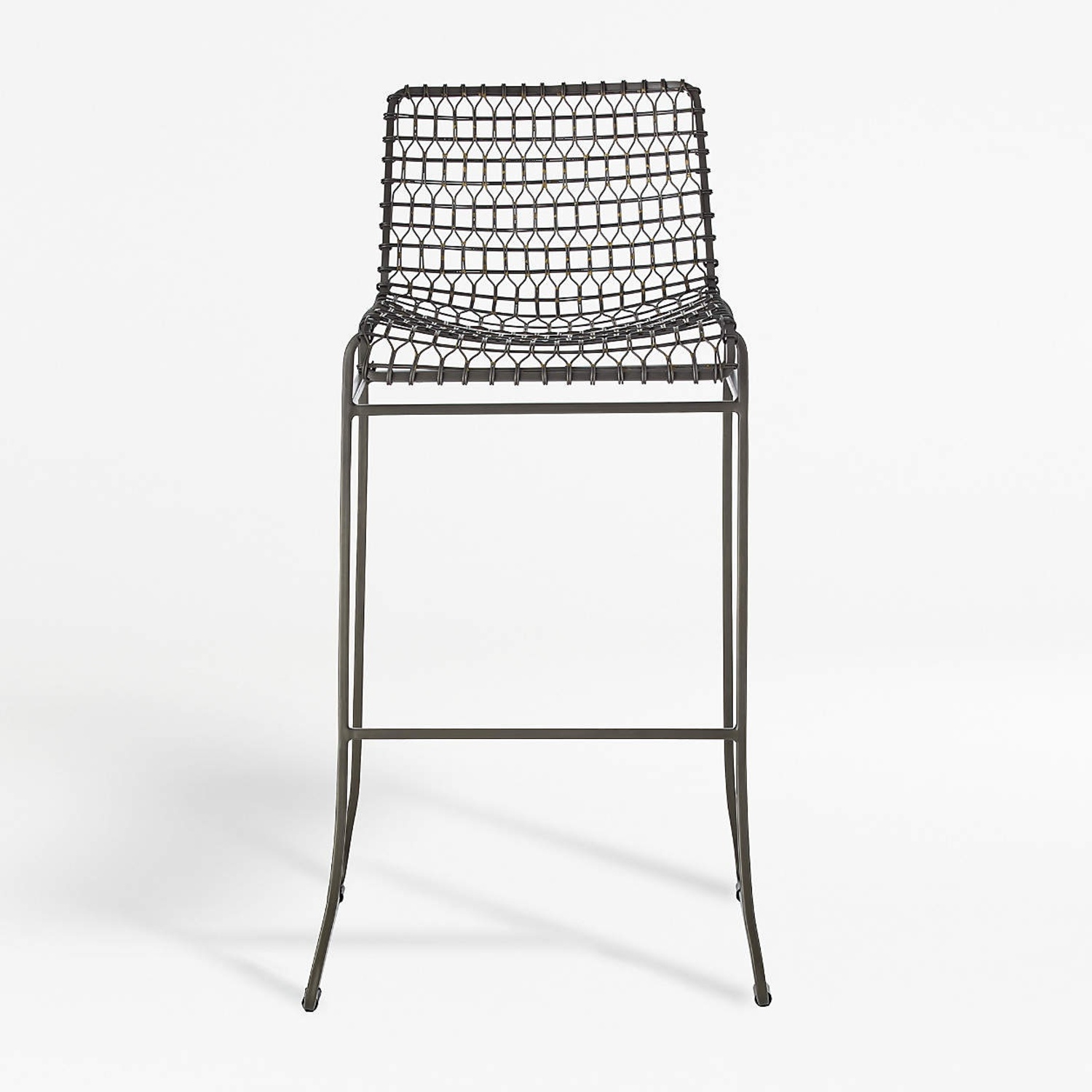 Four Crate & Barrel Tig Barstools - image-0