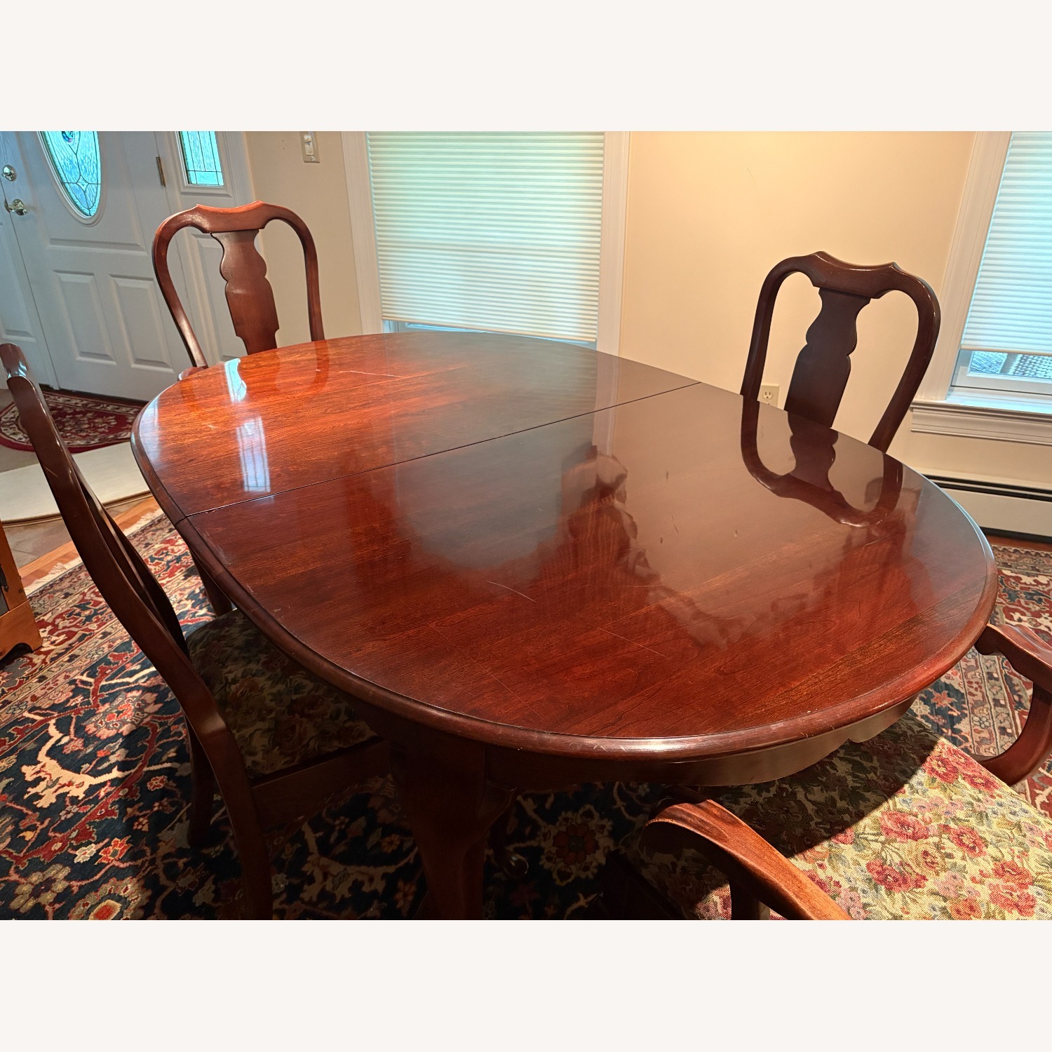 Full Dining Set- 8 Chairs, 3 Table Leaves - image-1