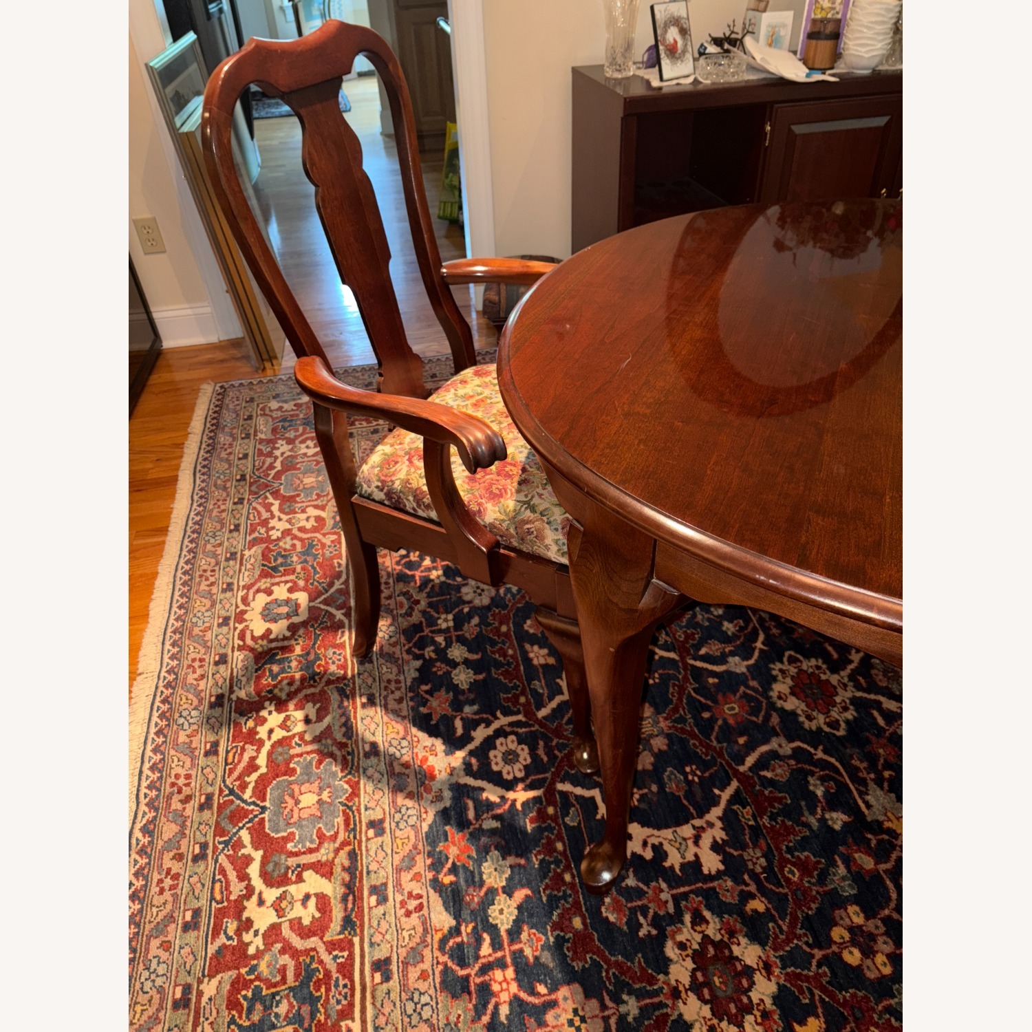 Full Dining Set- 8 Chairs, 3 Table Leaves - image-6