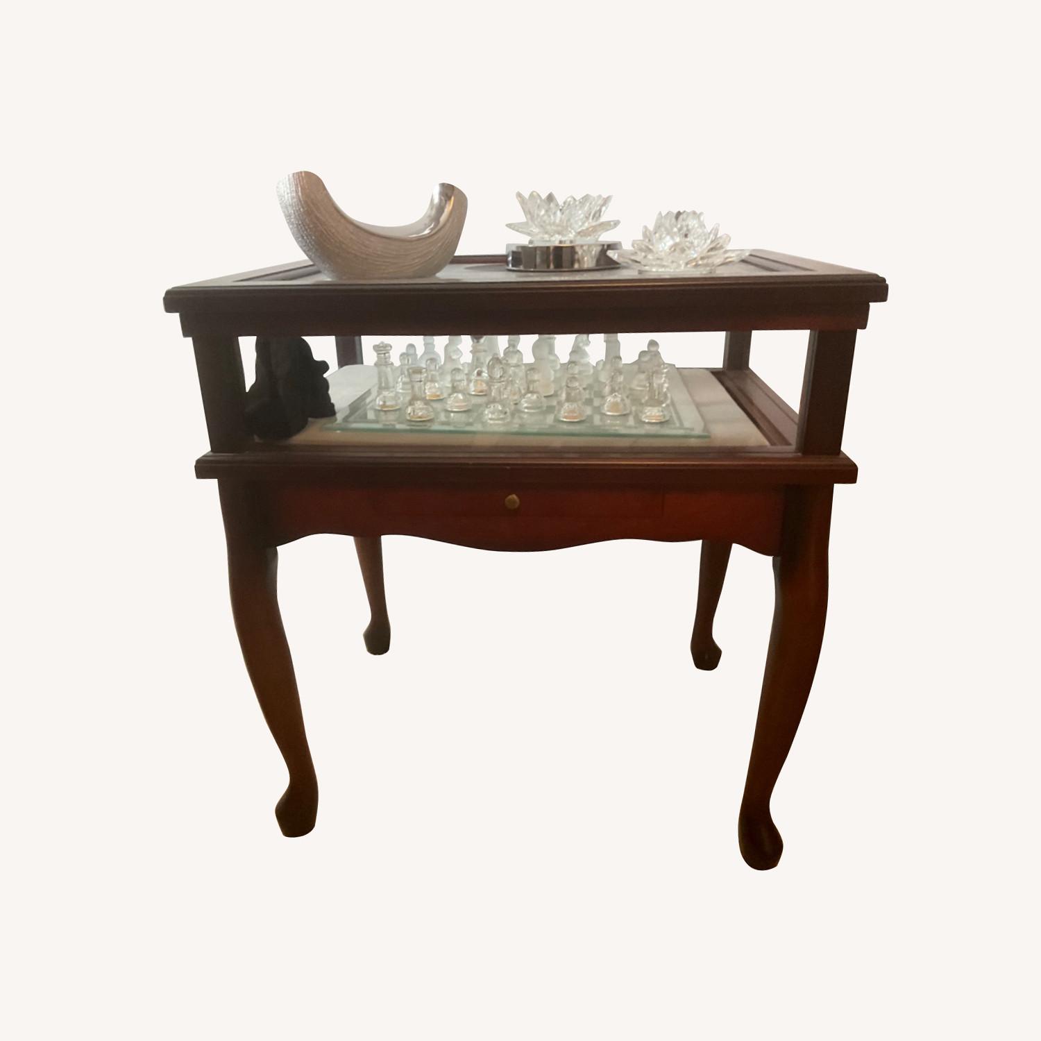 Two Unique Bombay Company End Tables - image-0