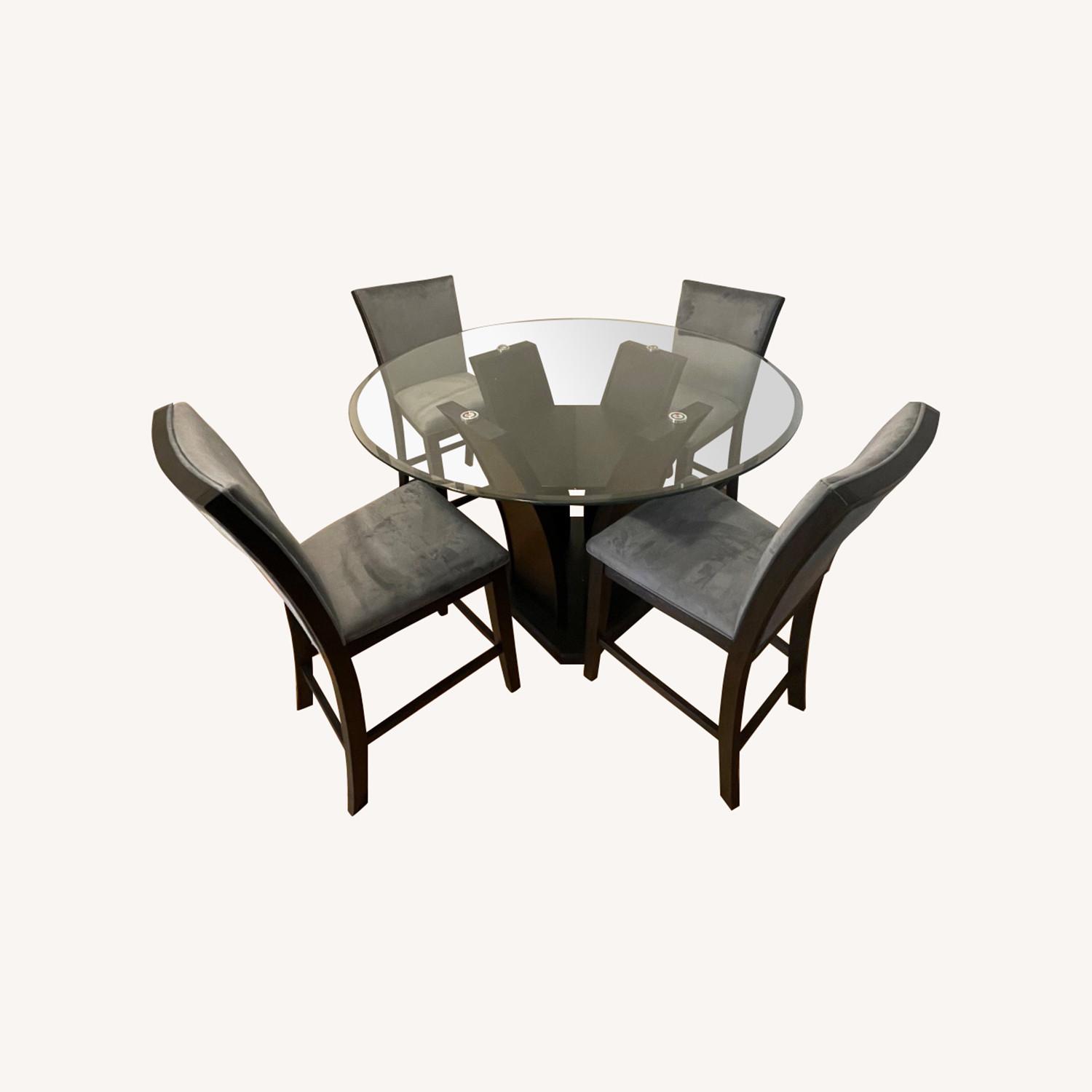 Bob’s 5 Piece Round Counter Height Dining Set - image-0
