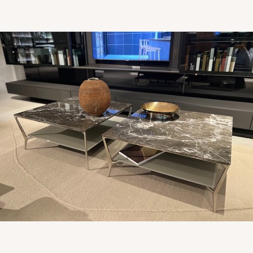Used Rimadesio Planet Squarre Coffee Table Set of 2 for sale on AptDeco
