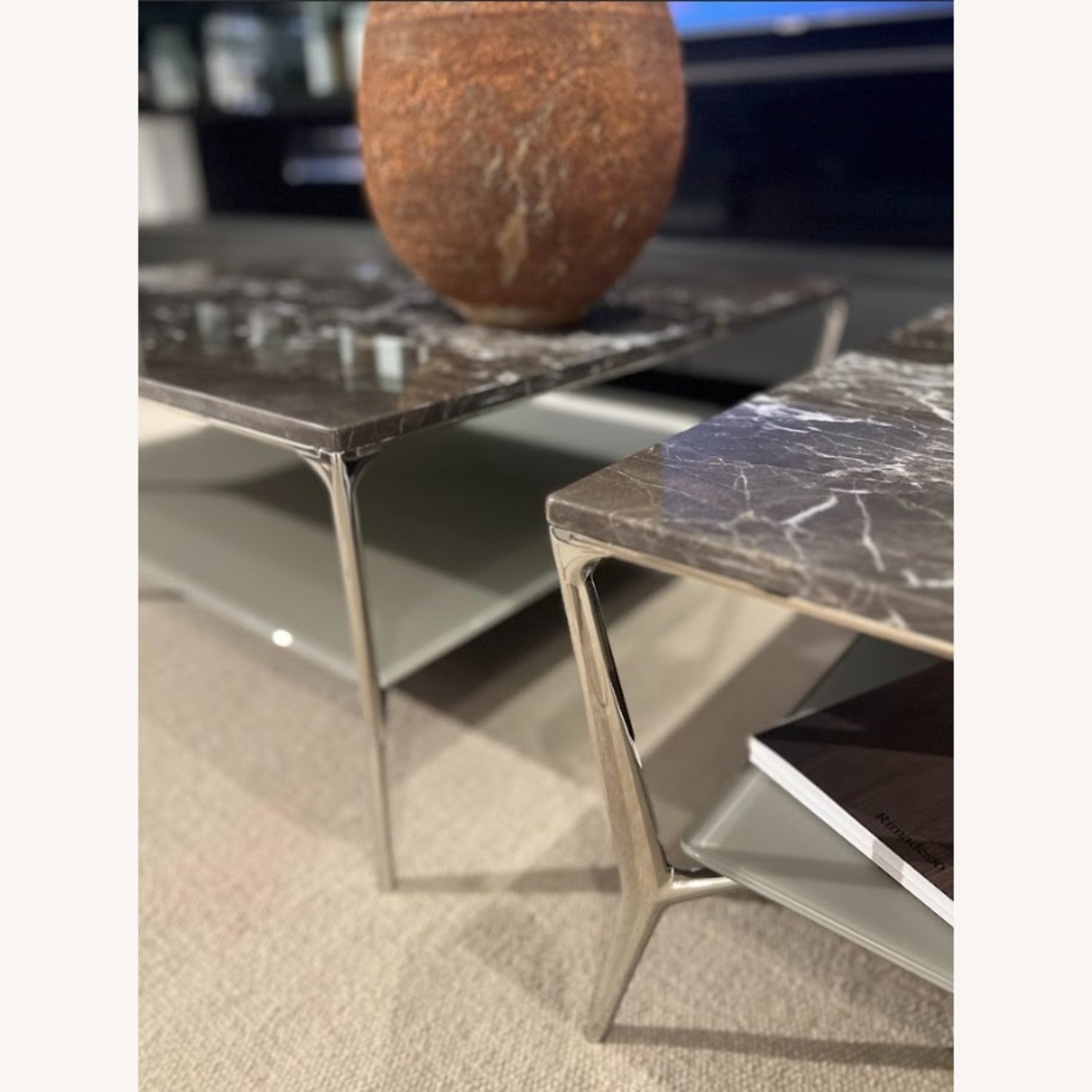 Rimadesio Planet Squarre Coffee Table Set of 2 - image-2