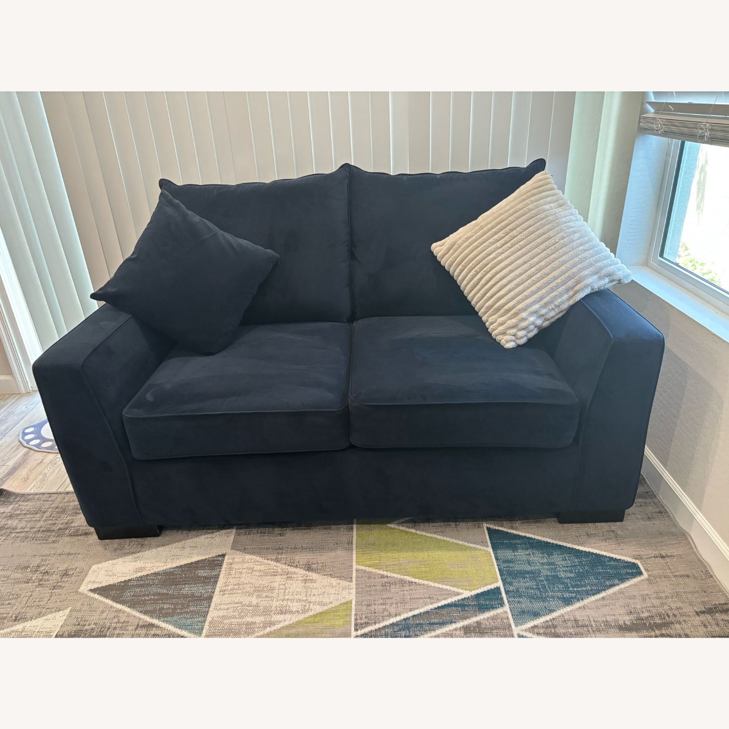 Living Spaces Foam Sofa - image-2