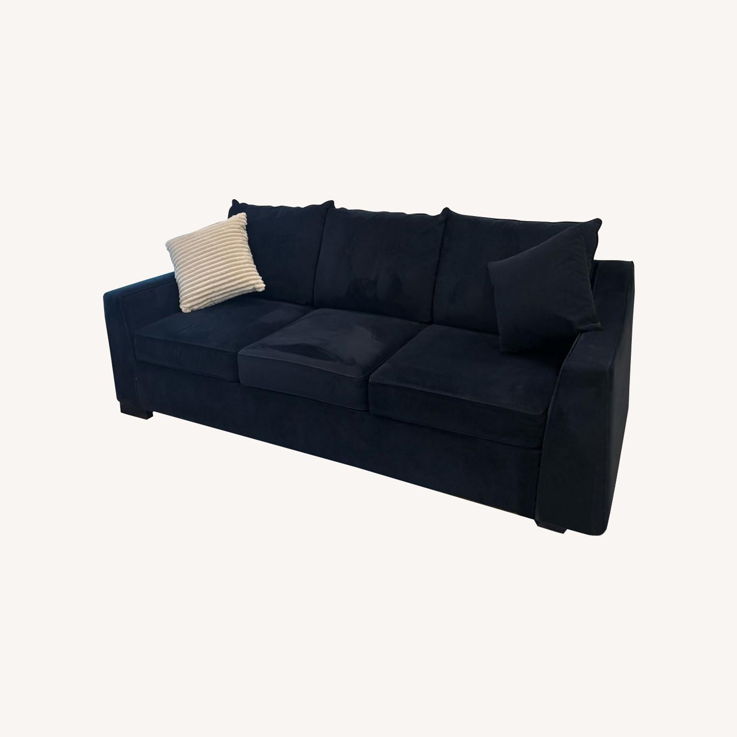 Living Spaces Foam Sofa - image-0