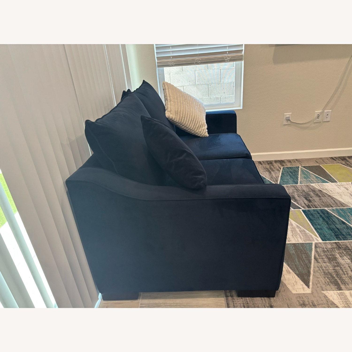 Living Spaces Foam Sofa - image-3