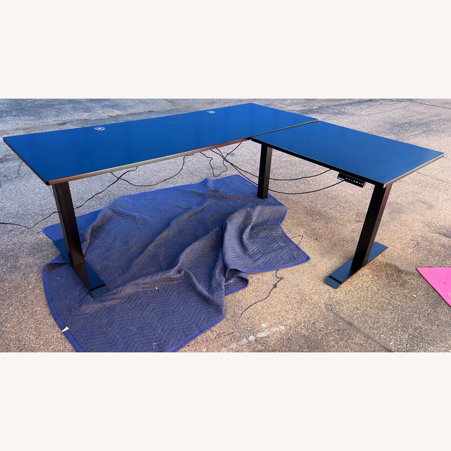 Amazon Sigma Electric Height Adjustable Corner Desk - image-2