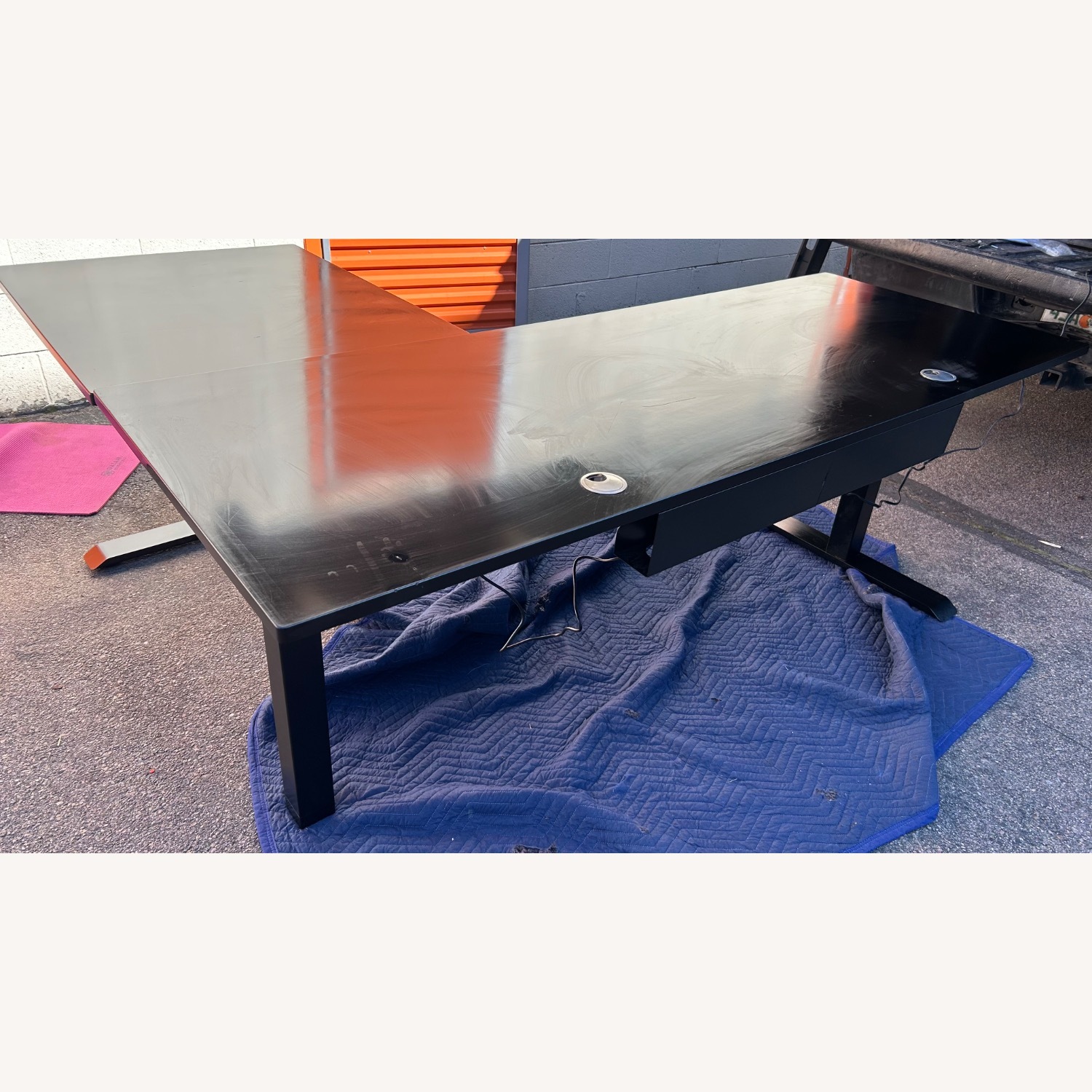 Amazon Sigma Electric Height Adjustable Corner Desk - image-5