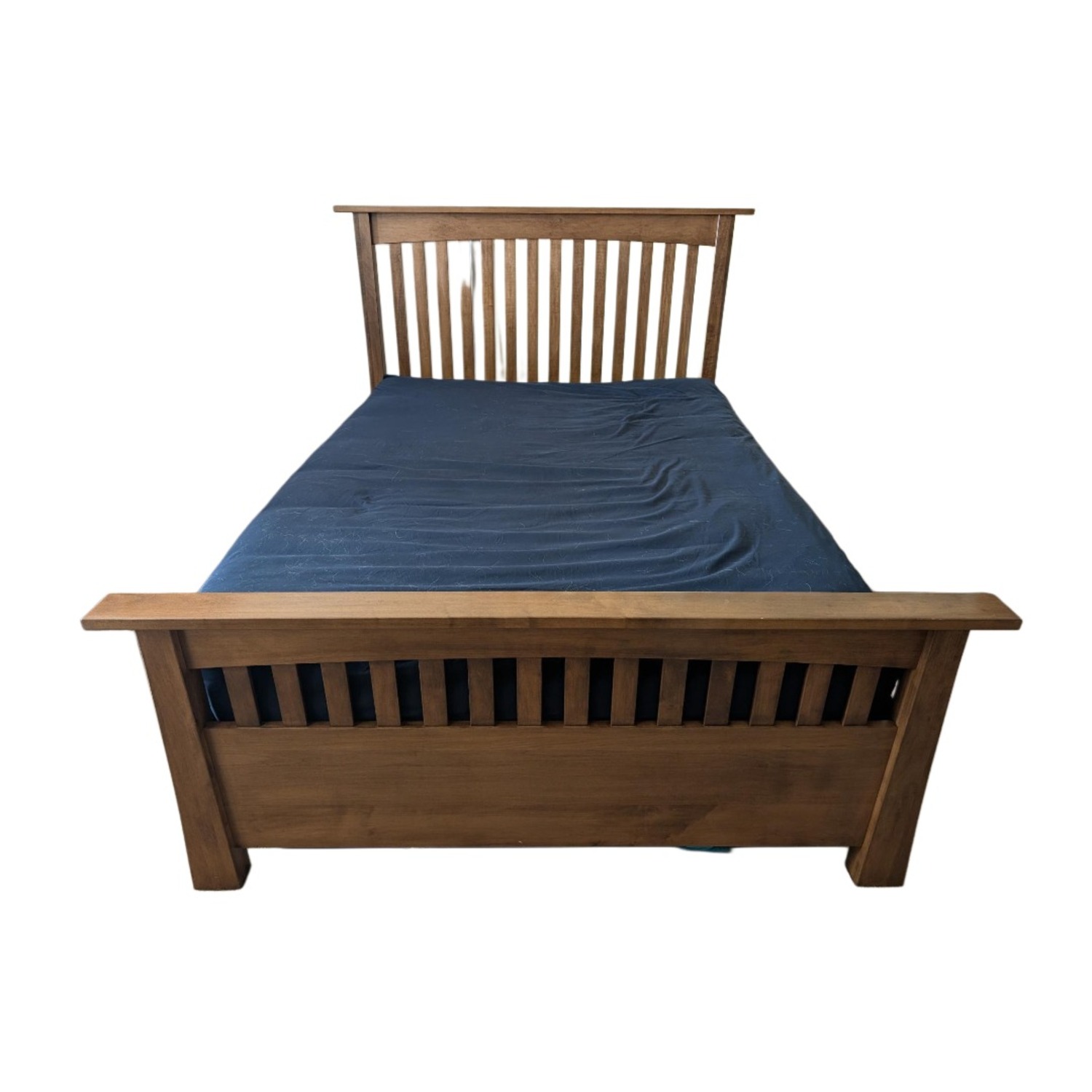 Solid Wood Amish Bed Frame with Lift Storage  - image-1