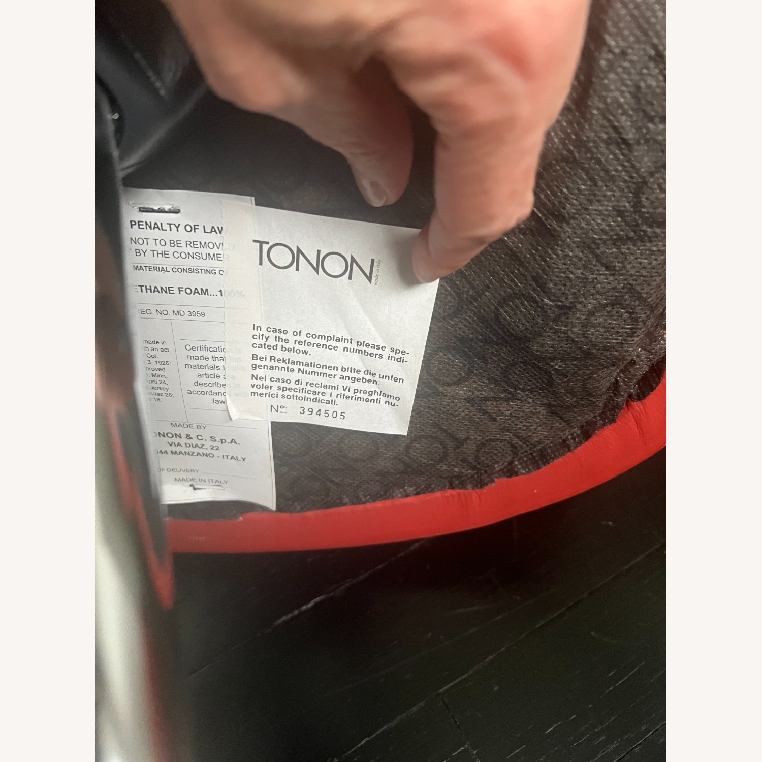 Modern Leather Swivel Armchair - image-4