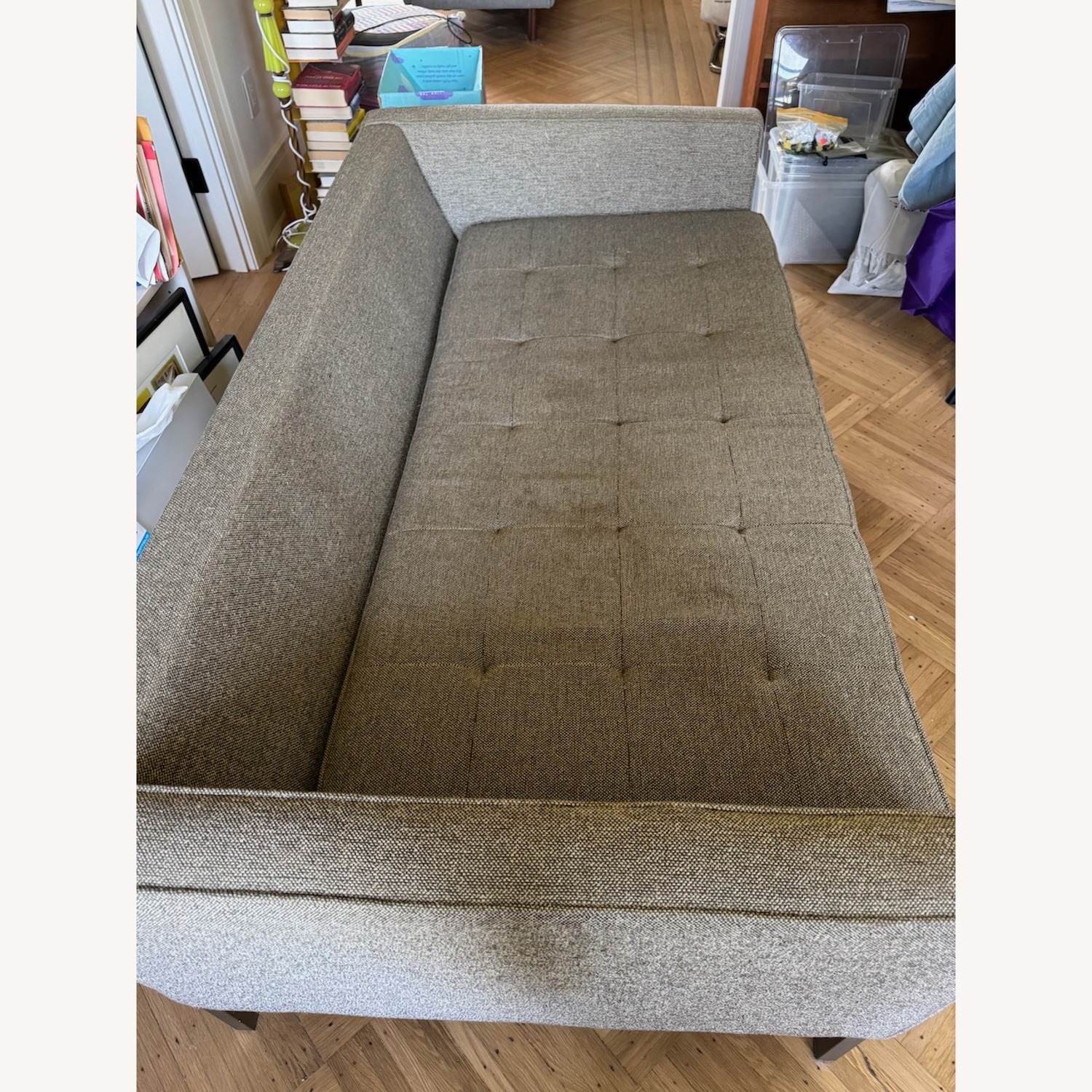 Blu Dot 66" Gray Parmount Sofa - image-5