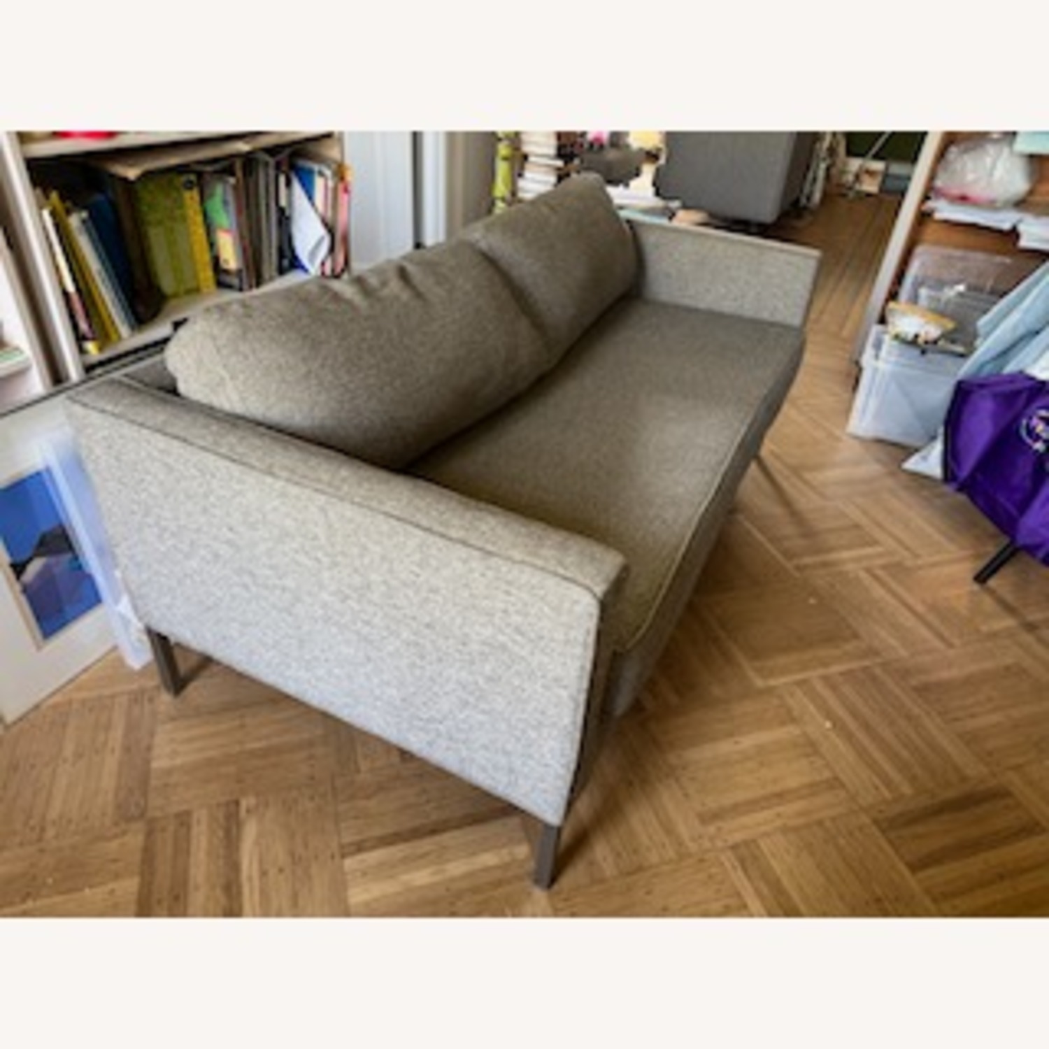 Blu Dot 66" Gray Parmount Sofa - image-3