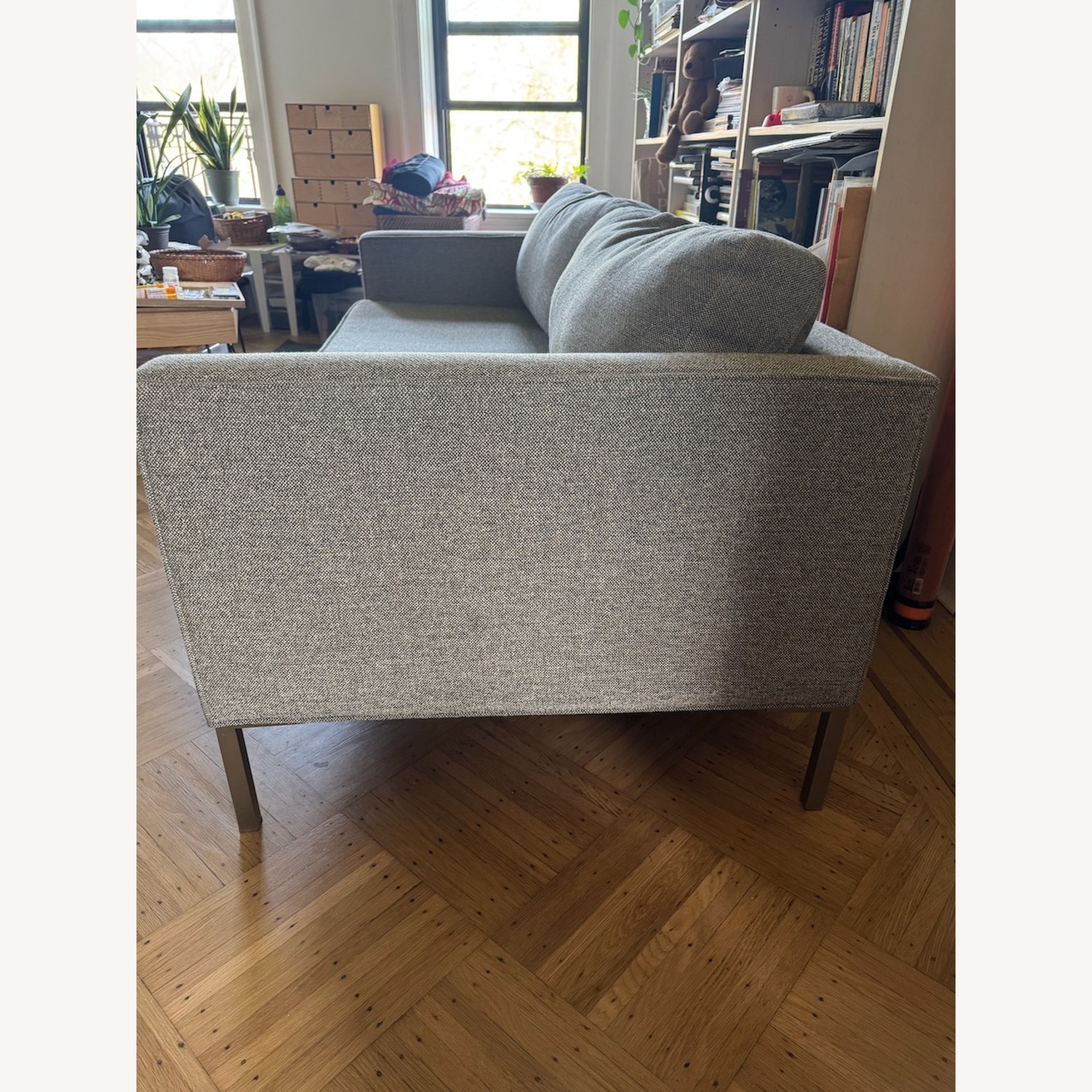 Blu Dot 66" Gray Parmount Sofa - image-9