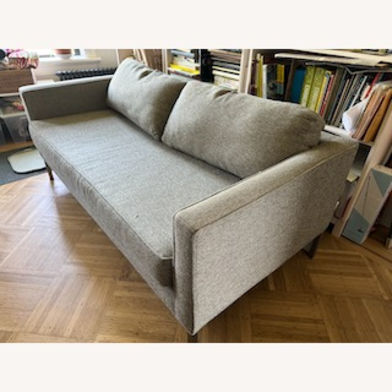 Blu Dot 66" Gray Parmount Sofa - image-2