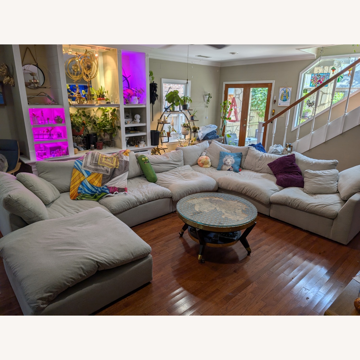 Four Hands Crypton Extra Large Designer Sectional W Chaise - image-2