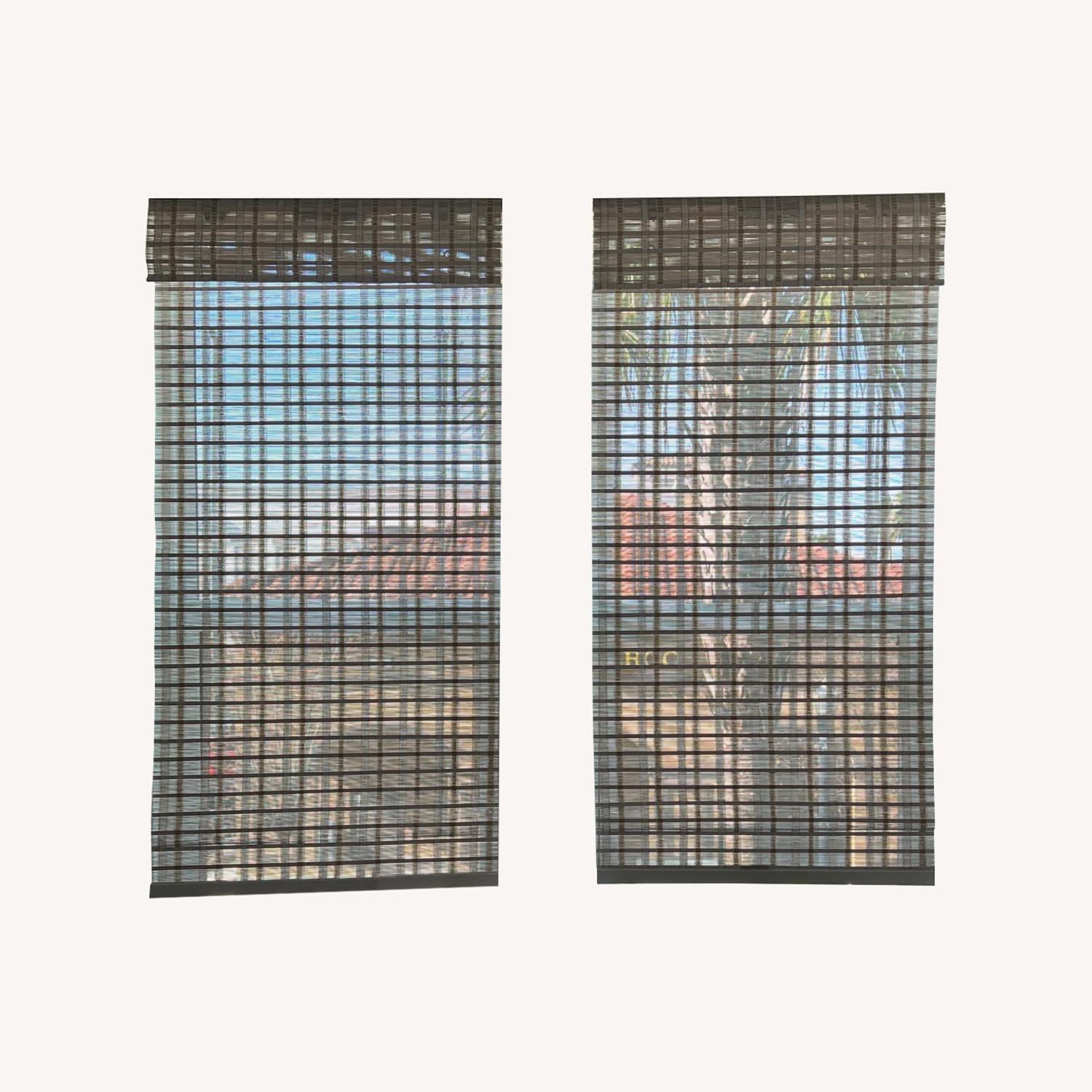 Woven Wood and Fabric Blinds - image-0