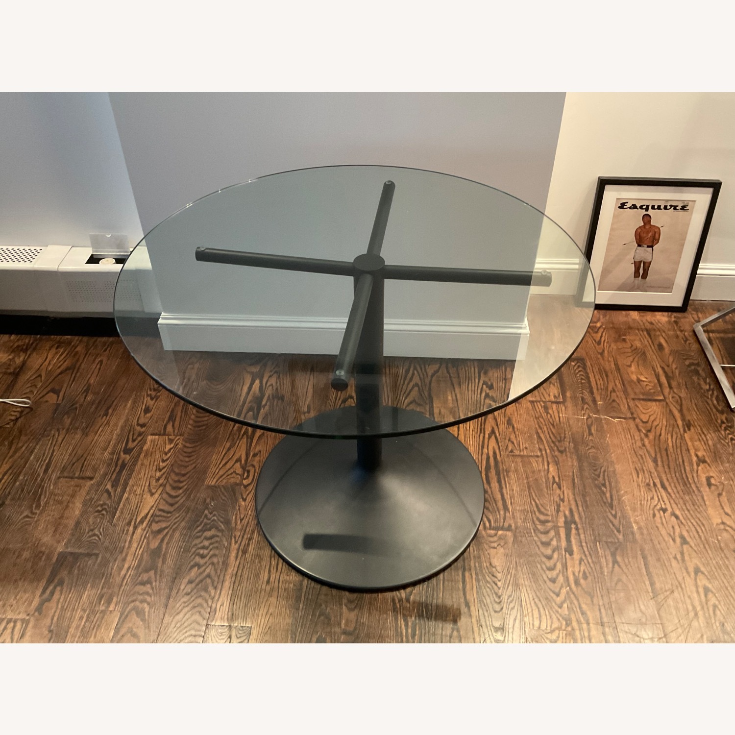 Round Glass Top Table - image-1
