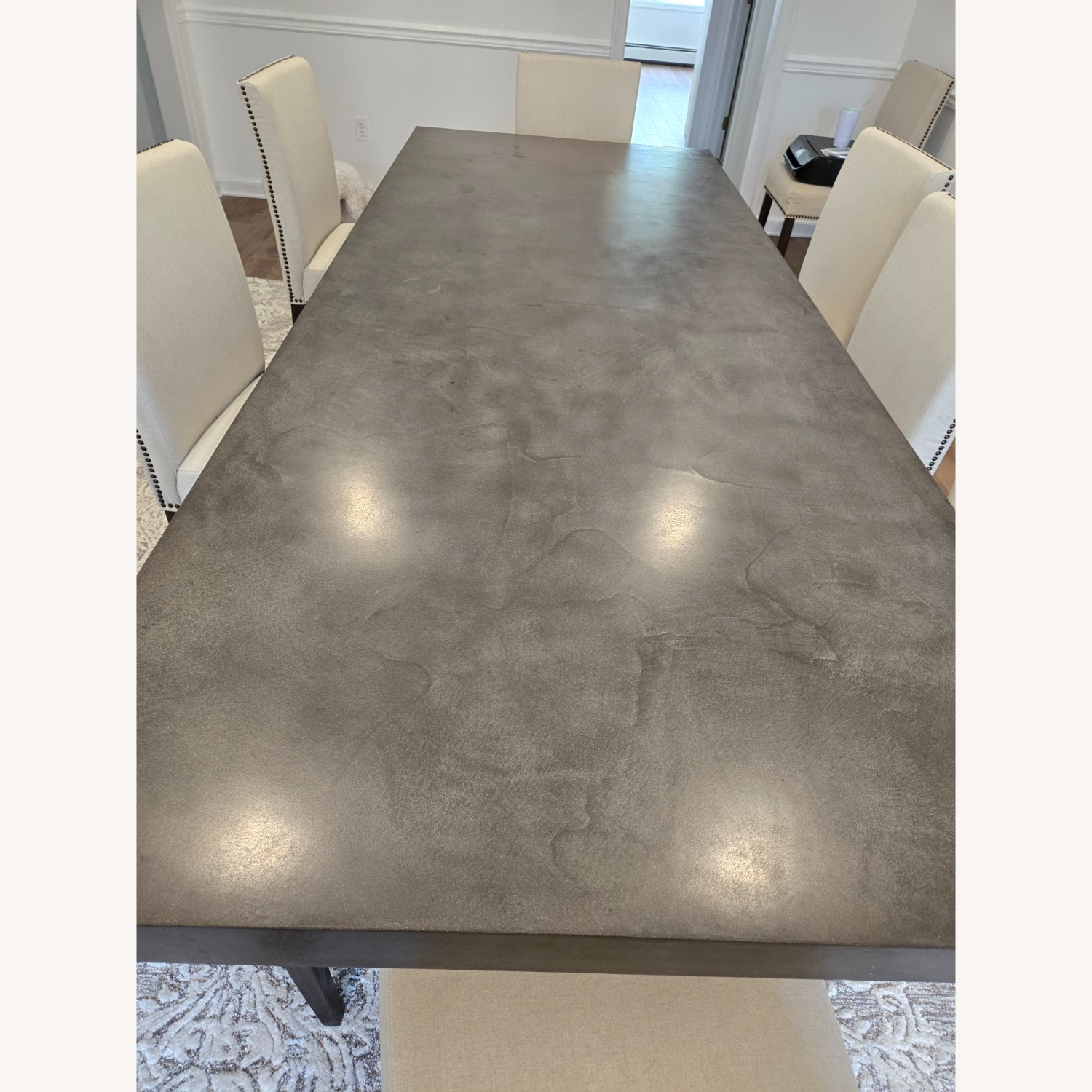 Restoration Hardware Cabrera Waxed Concrete Dining Table - image-6