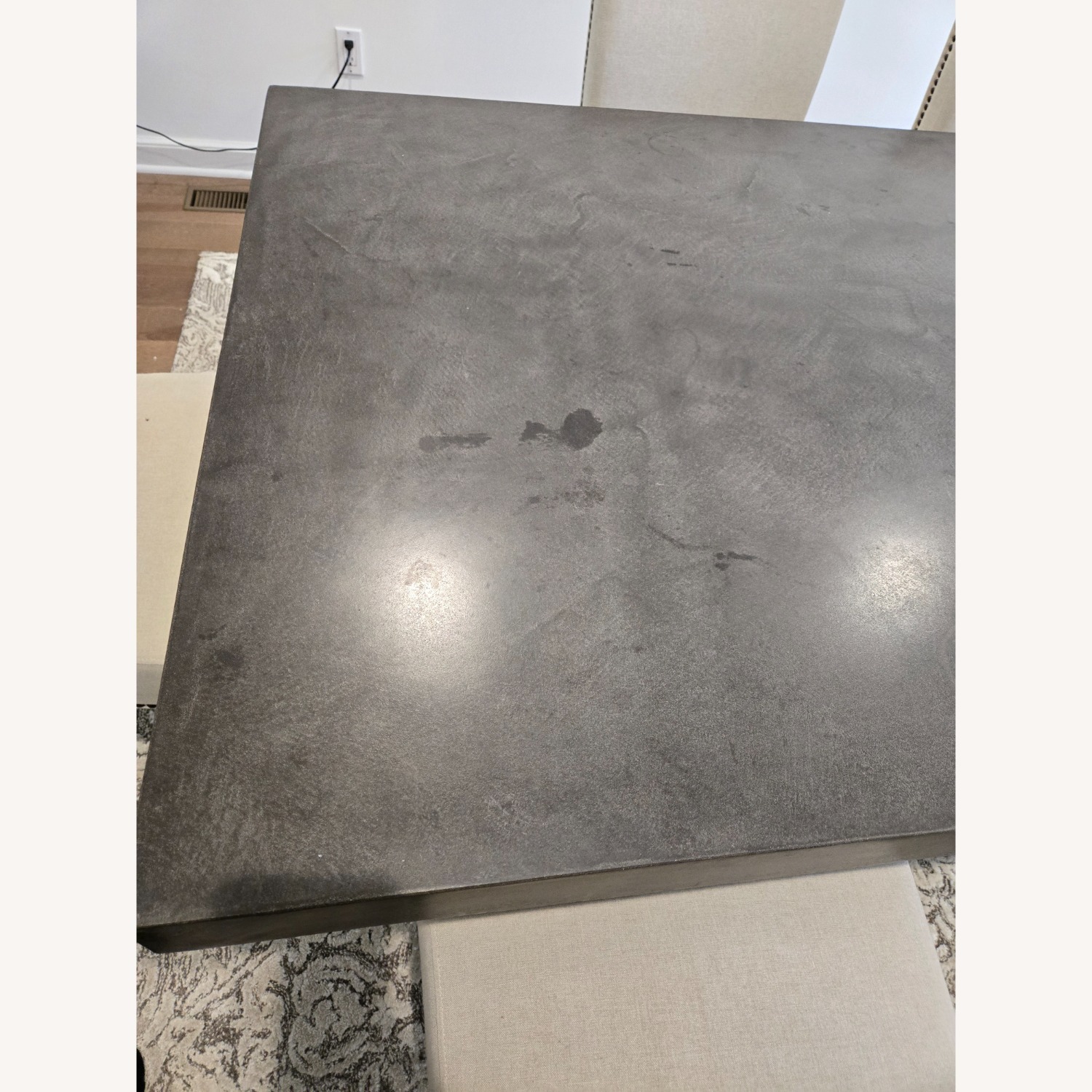 Restoration Hardware Cabrera Waxed Concrete Dining Table - image-3