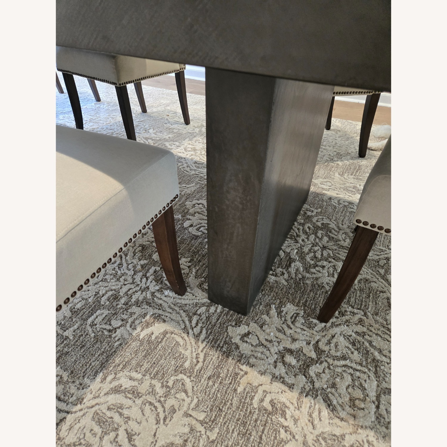 Restoration Hardware Cabrera Waxed Concrete Dining Table - image-7