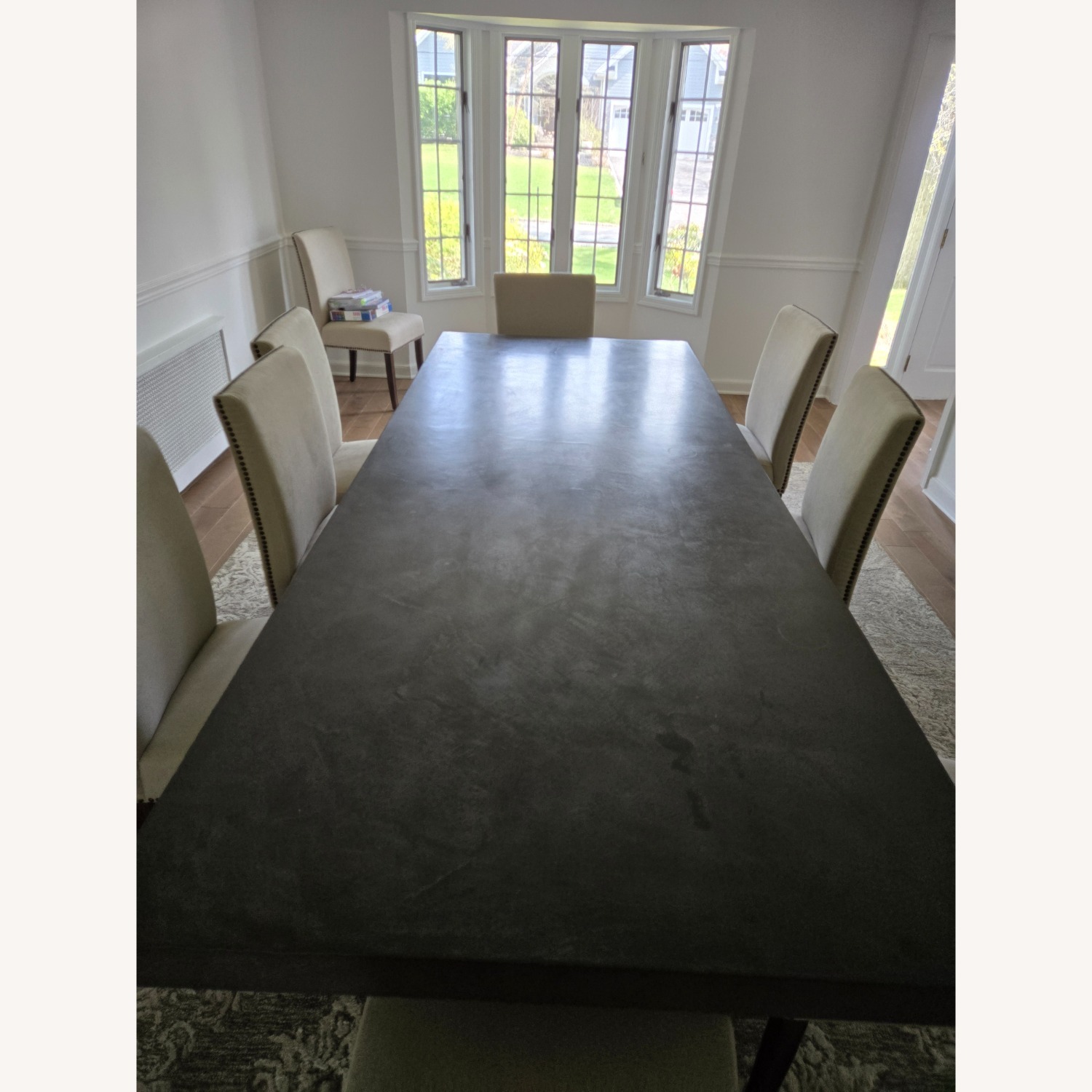 Restoration Hardware Cabrera Waxed Concrete Dining Table - image-2