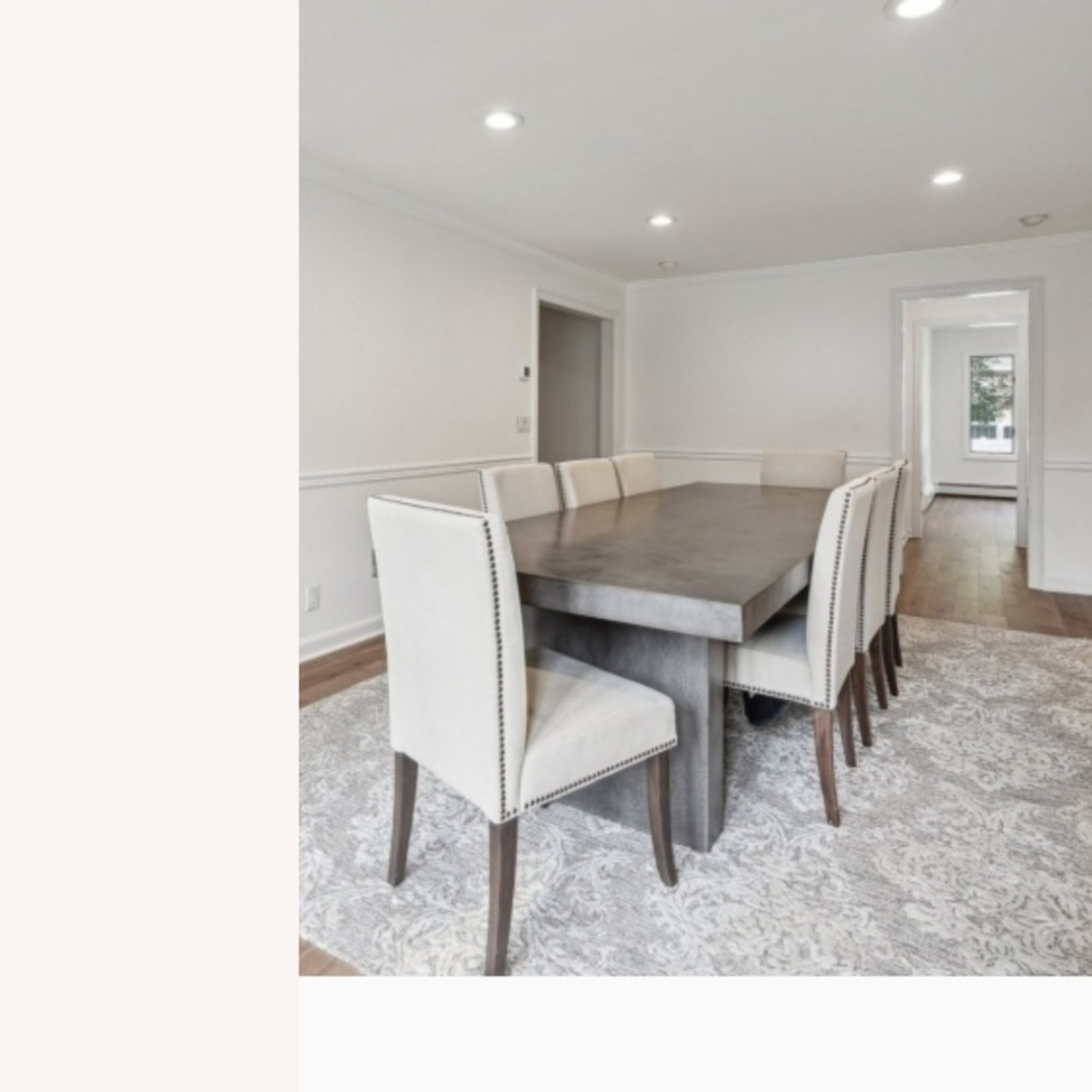 Restoration Hardware Cabrera Waxed Concrete Dining Table - image-10