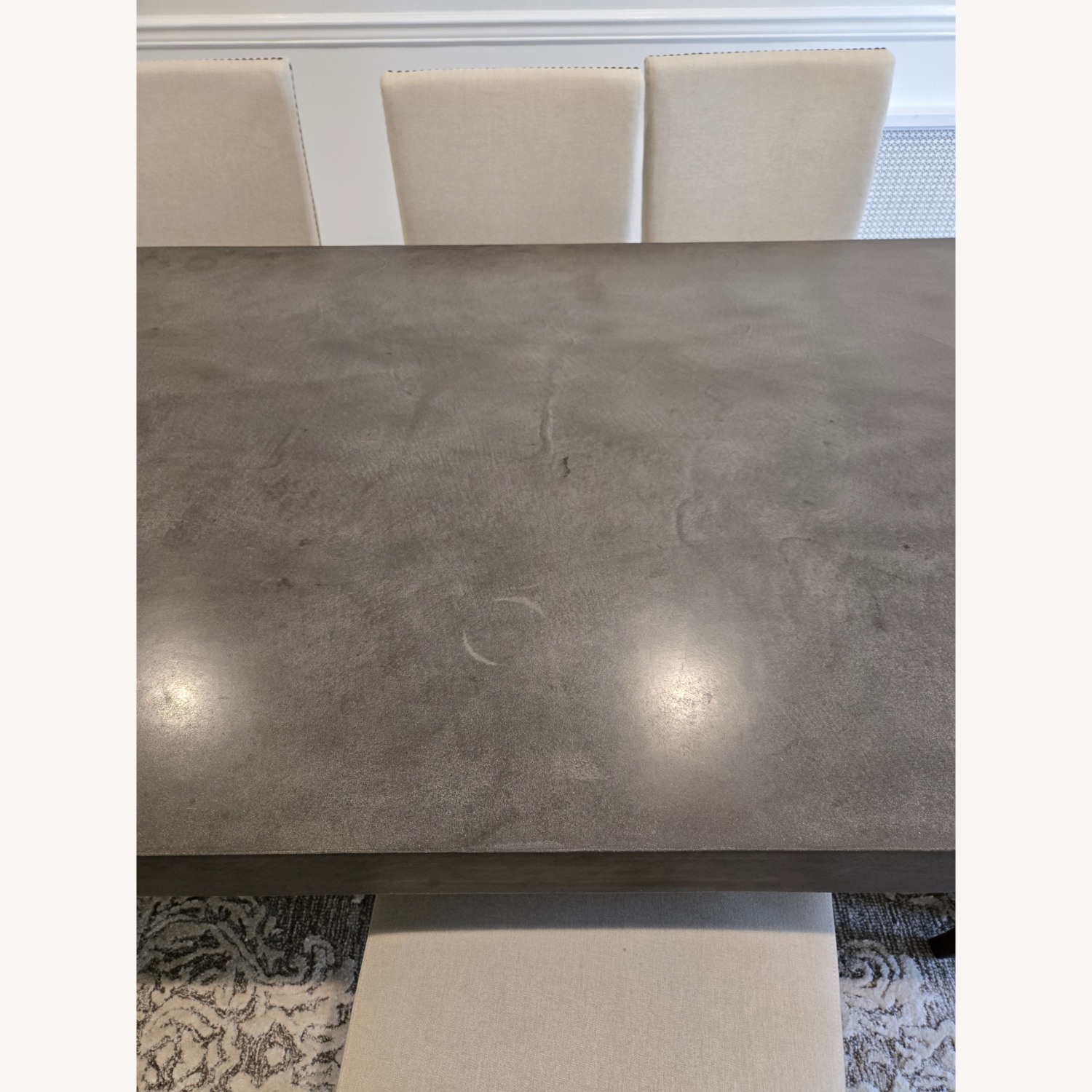 Restoration Hardware Cabrera Waxed Concrete Dining Table - image-5