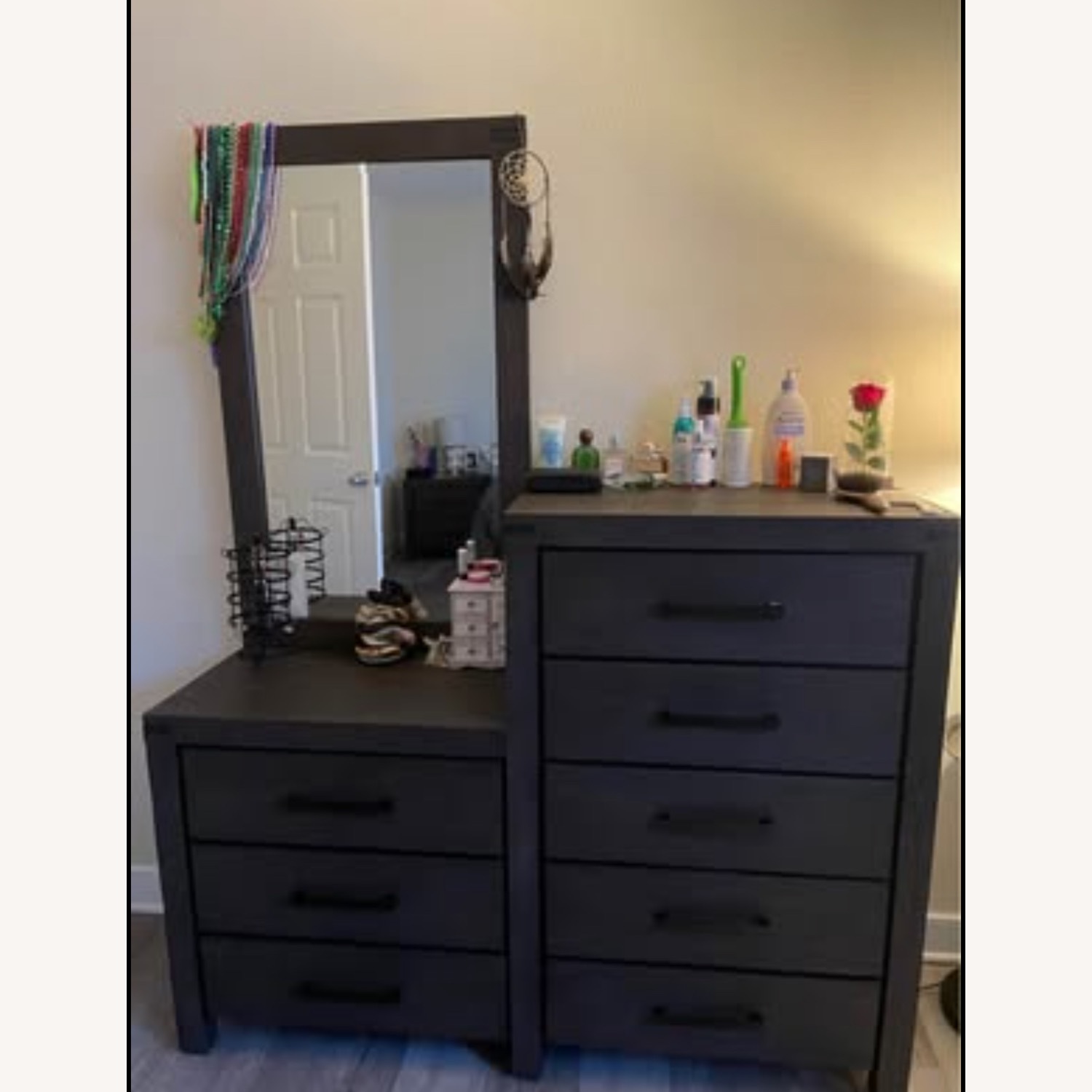 Fusion Black & Gray 8 Drawer Chesser - image-3