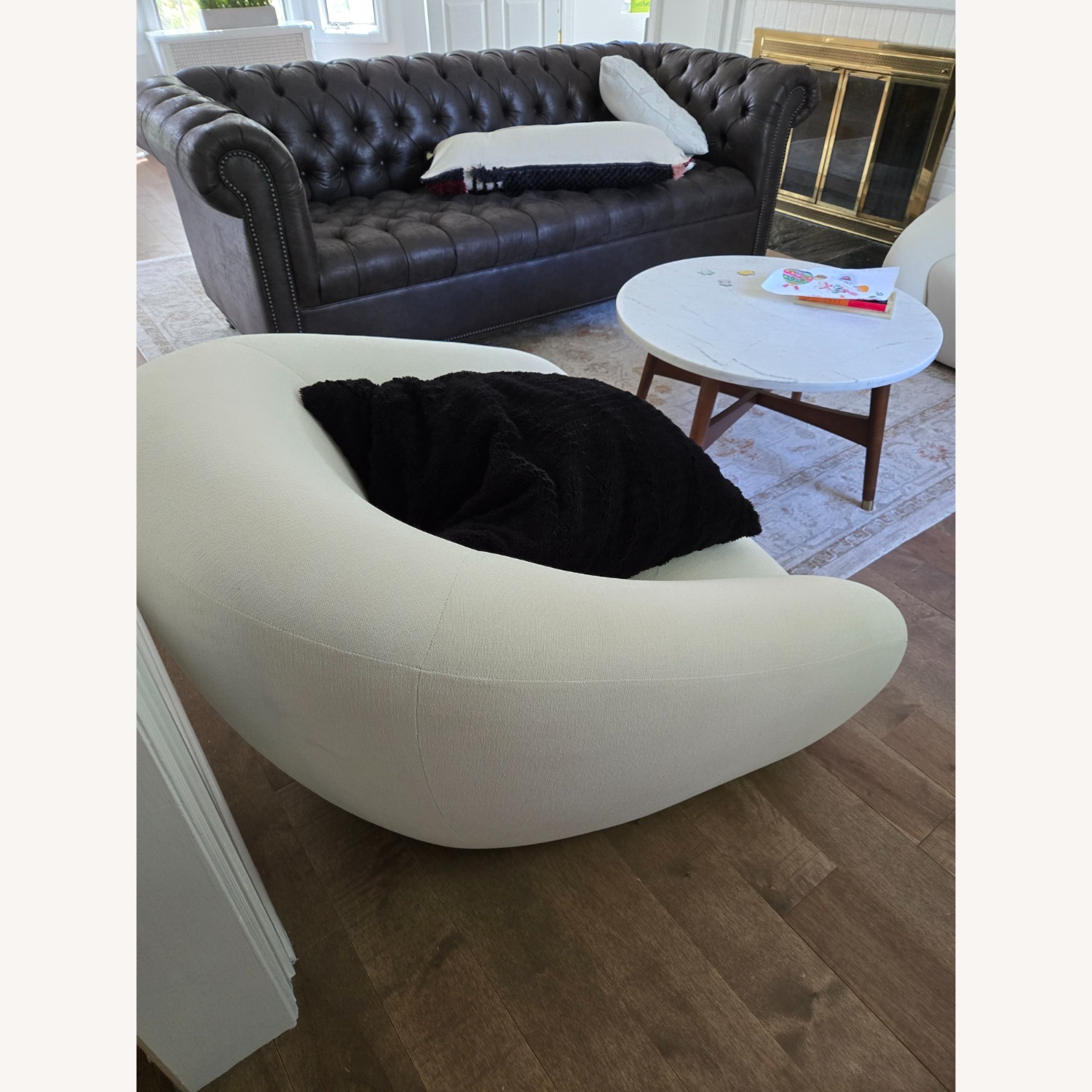 Arhaus Reyna Swivel Chair - image-6