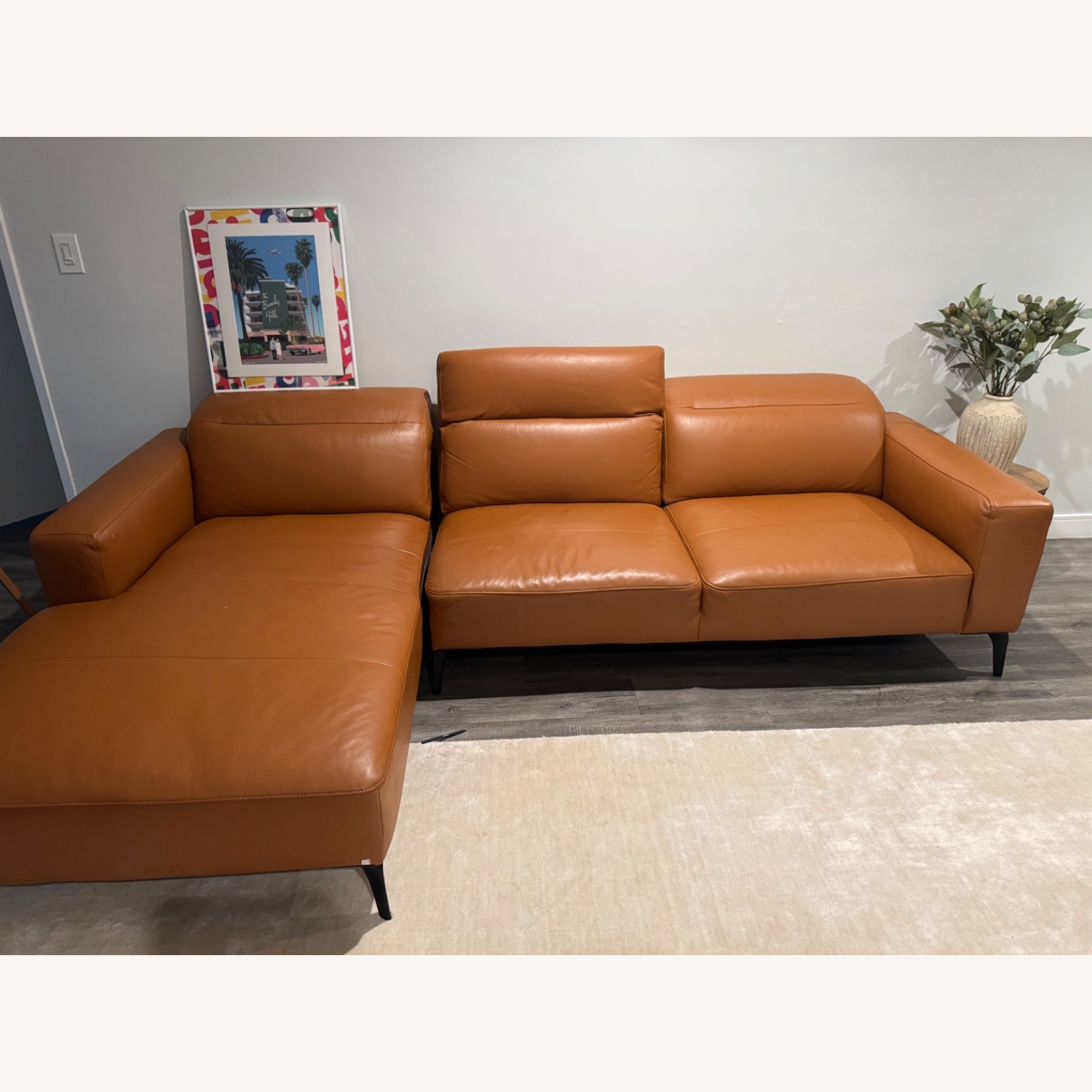 BoConcept Zürich Leather Sofa  - image-1