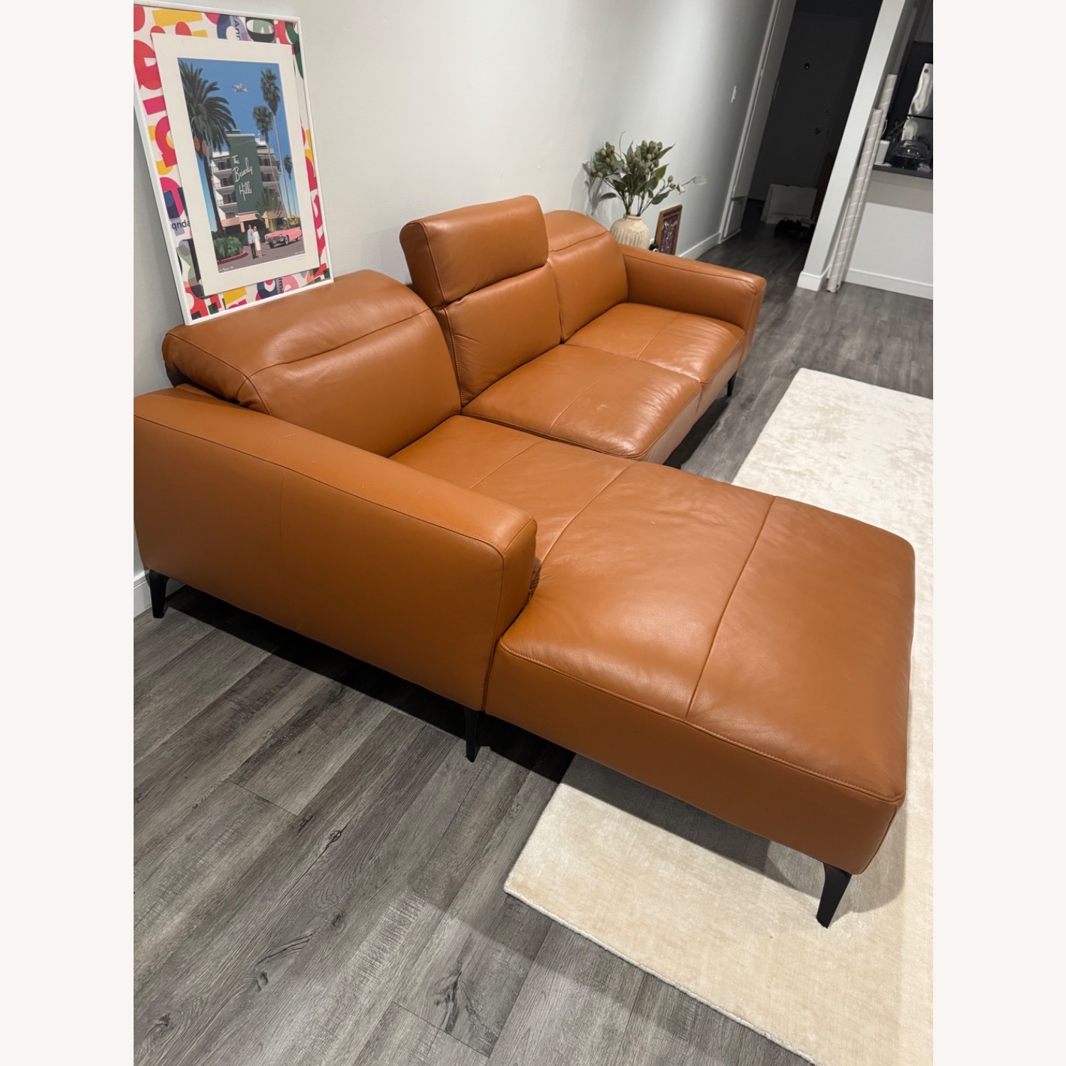 BoConcept Zürich Leather Sofa - AptDeco