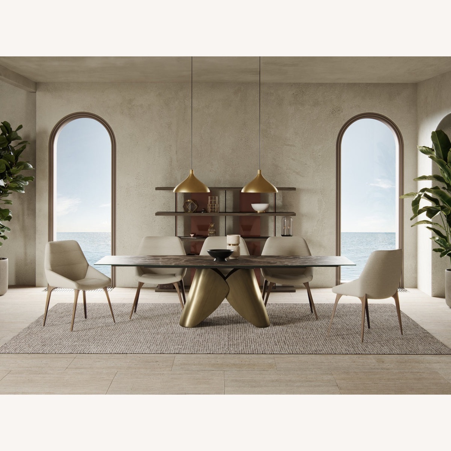 Modloft Walnut Beekman Bookcase - image-1