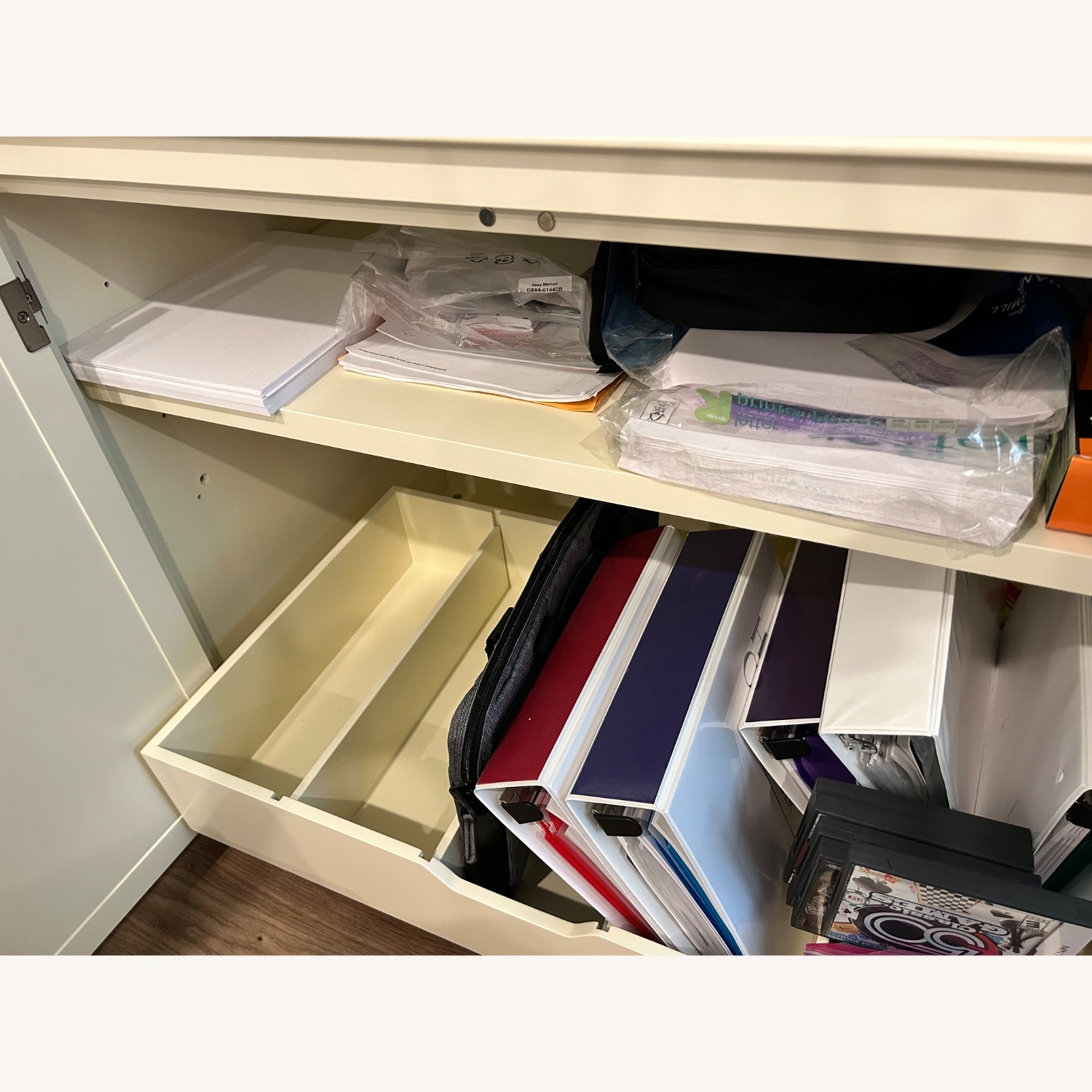 Pottery Barn Logan Exec Desk and Media Cabinets - image-7