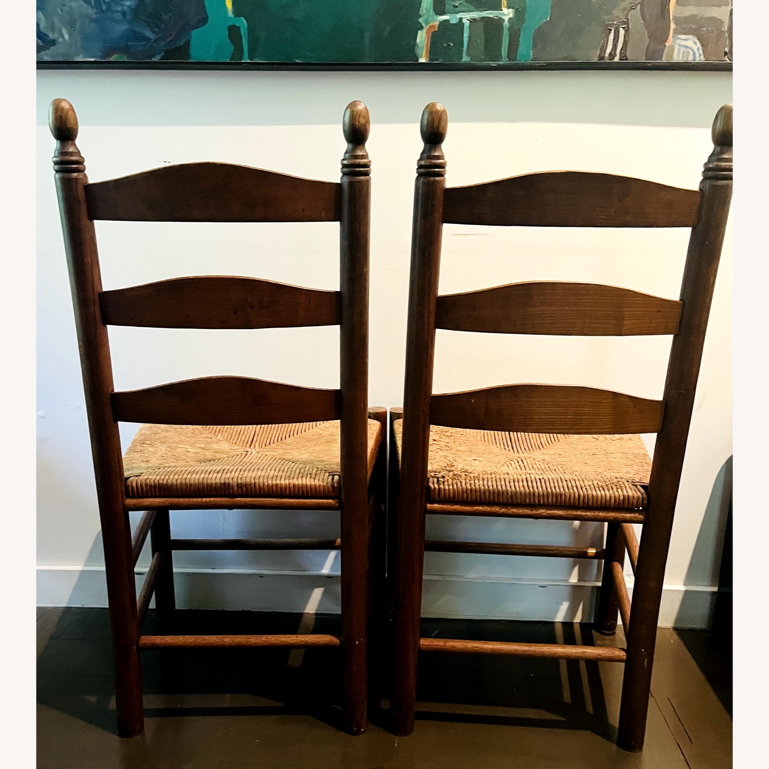 Vintage Ladder Back Chairs - image-7