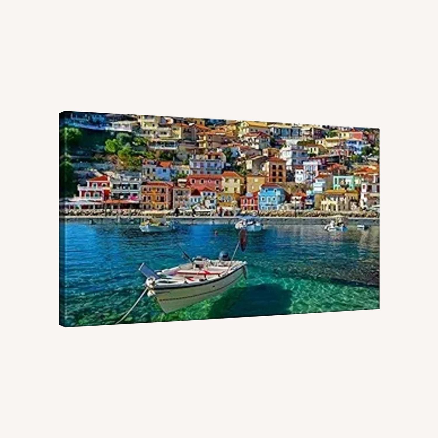 Sardina Italy Harbor Wall Art - image-0