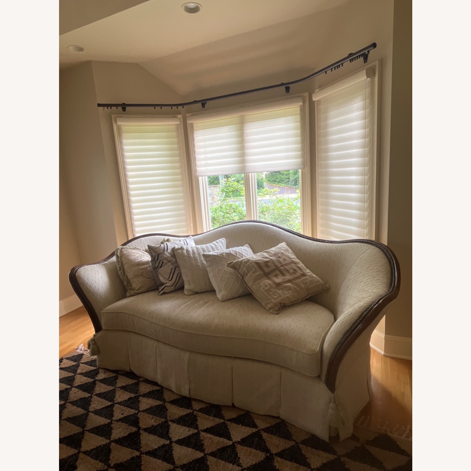 Teak Lined Sofa - image-1