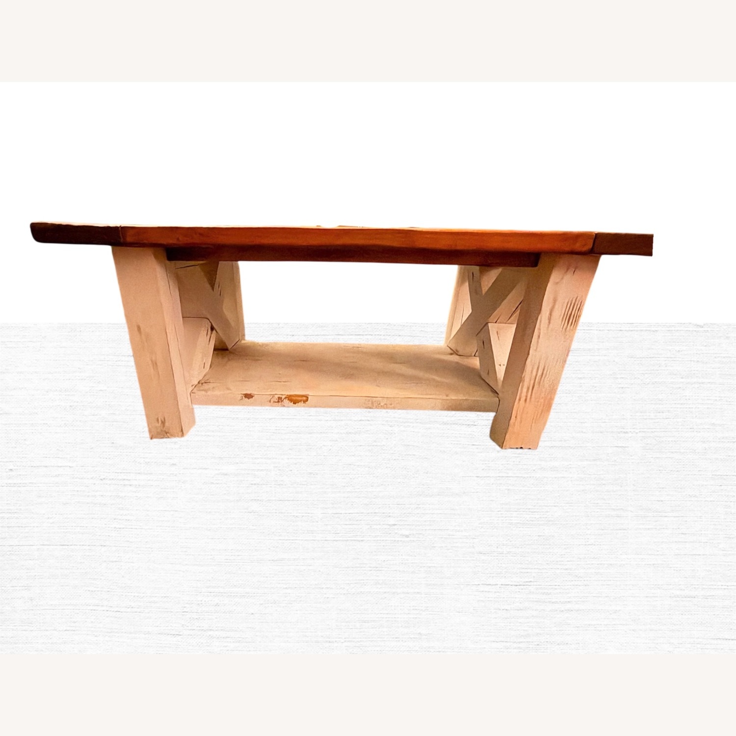 Hand Crafted Heavy Duty Farmhouse Coffee Table - image-3