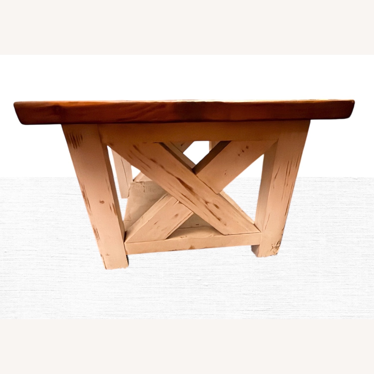 Hand Crafted Heavy Duty Farmhouse Coffee Table - image-4