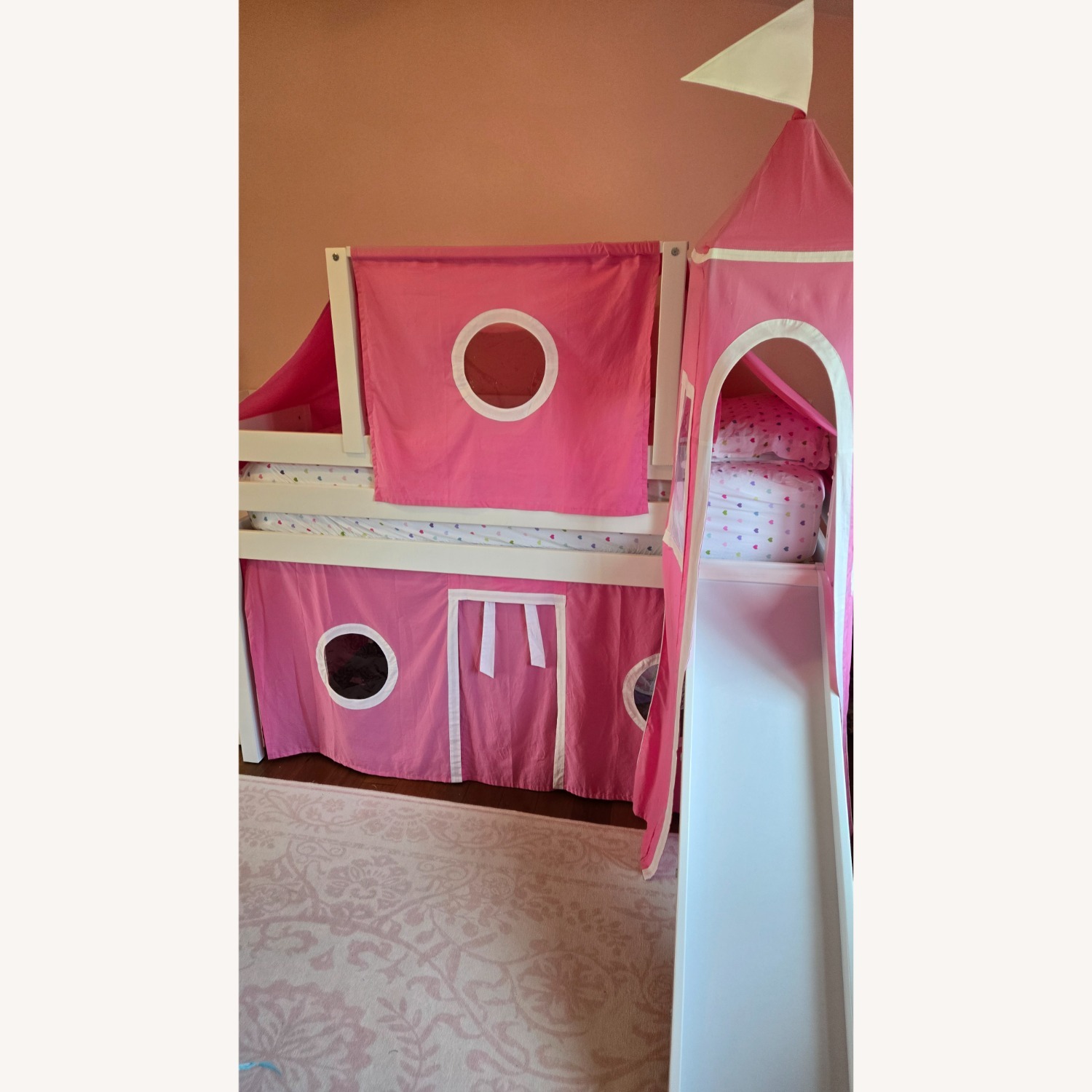 The Playhouse Loft Bed with Stairs - image-2