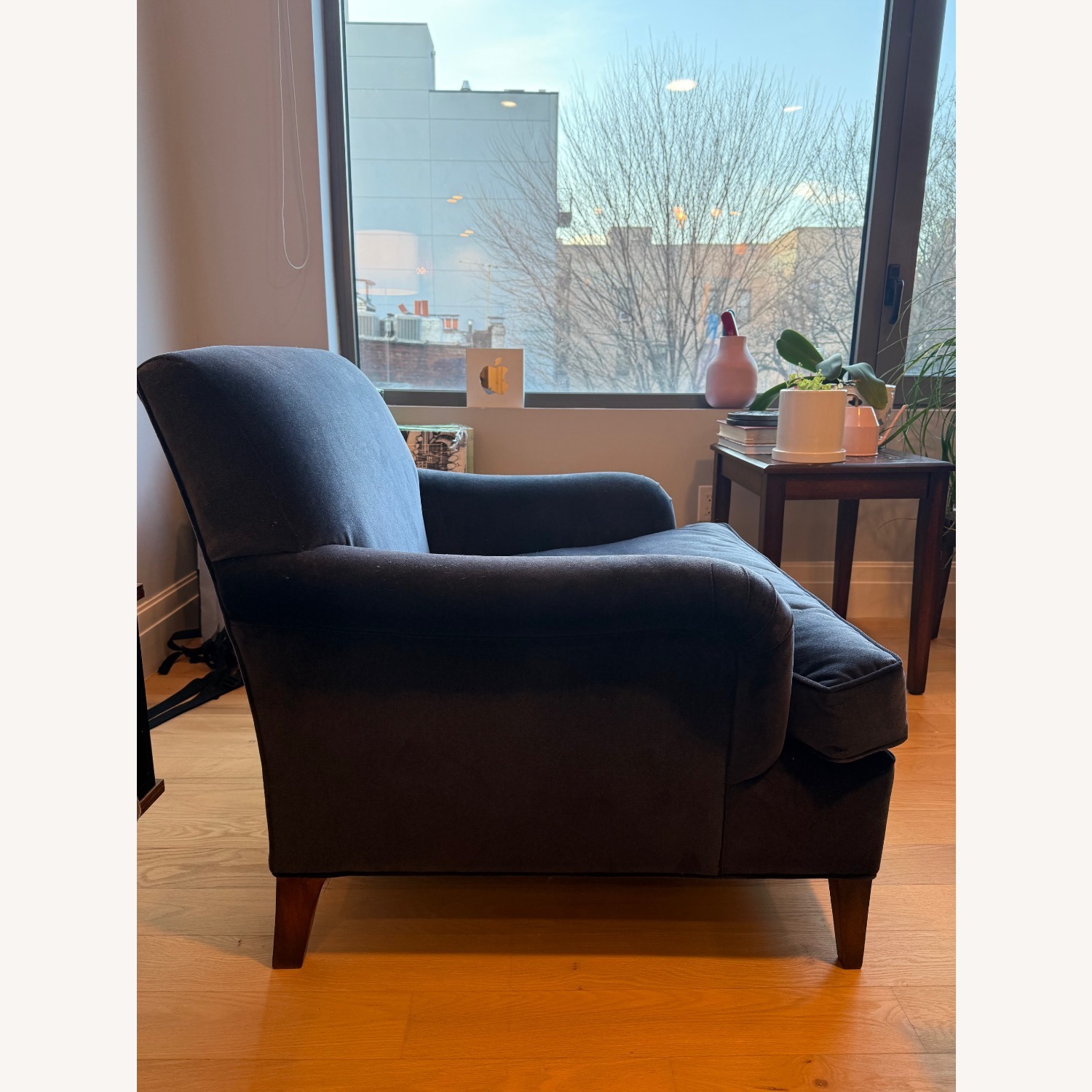  Navy Blue Accent Chair - image-2