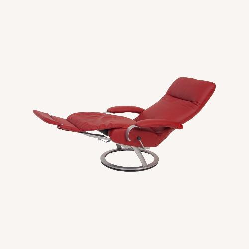 Used Lafer Gaga Recliners Cherry Leather for sale on AptDeco