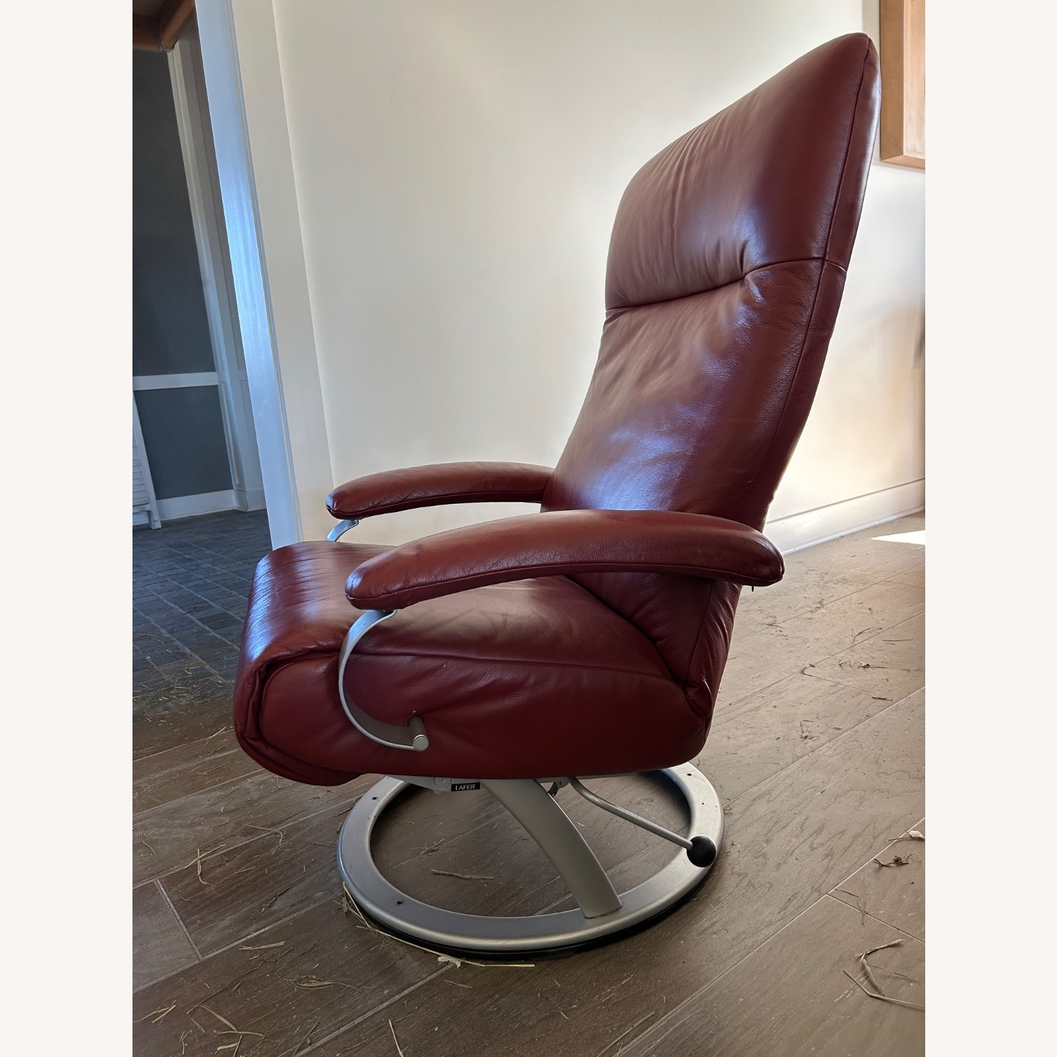 Lafer Gaga Recliners Cherry Leather - image-3