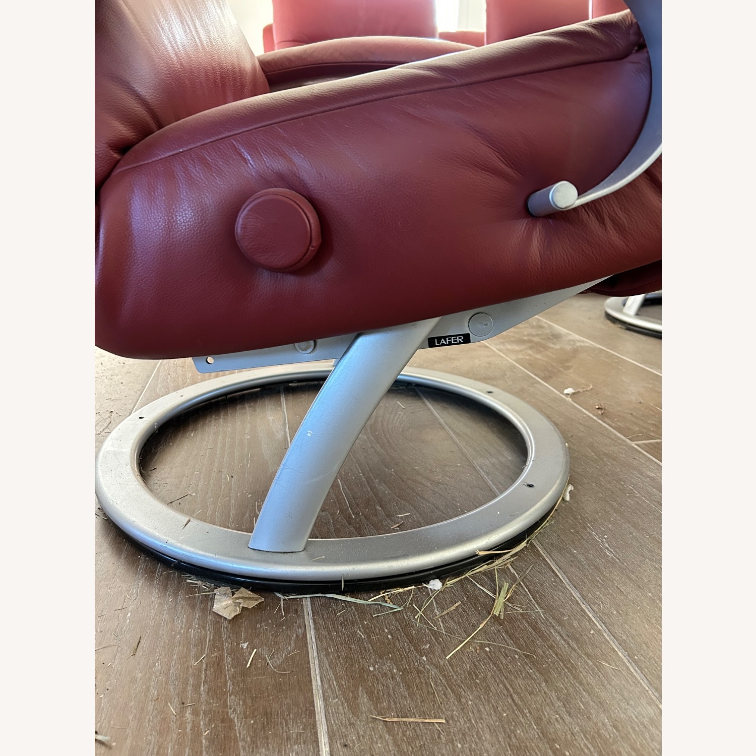 Lafer Gaga Recliners Cherry Leather - image-2