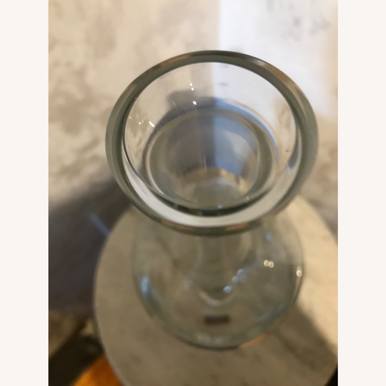 Vintage Hand Cut Toscany Floral Glass Decanter - image-22