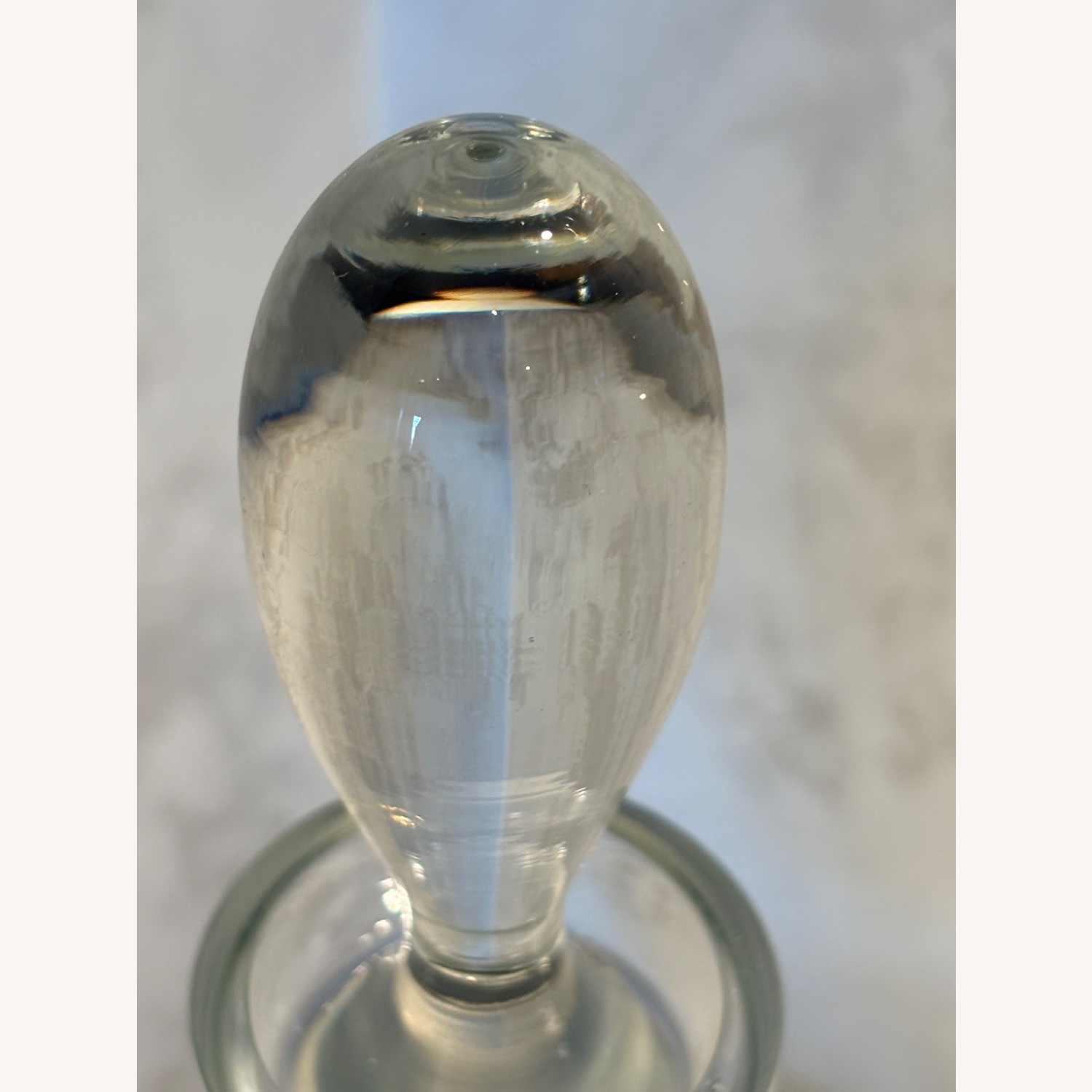 Vintage Hand Cut Toscany Floral Glass Decanter - image-15