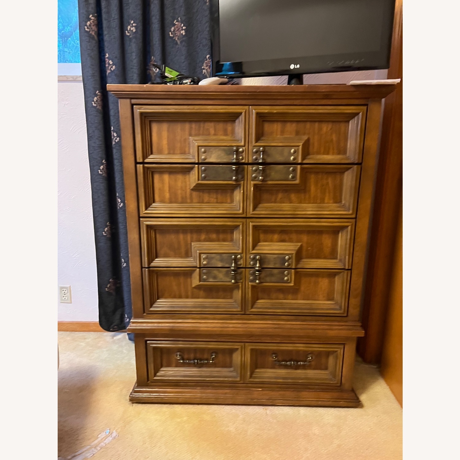 Real Heavy Wood Dresser - image-1