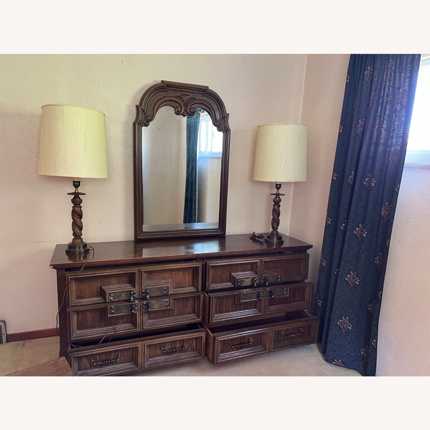 Real Heavy Wood Dresser - image-6