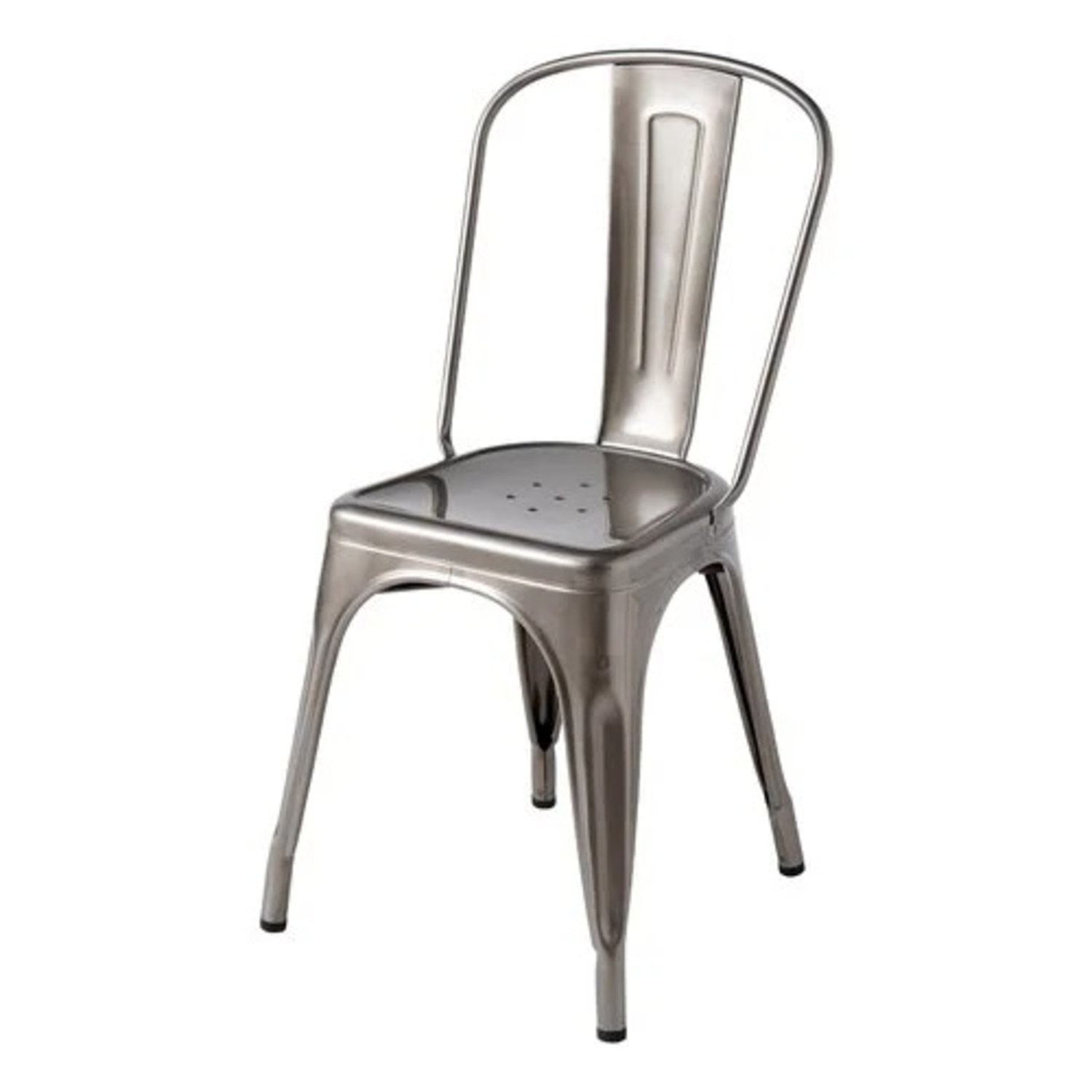 Tolix Chair A in Dark Gray - image-4